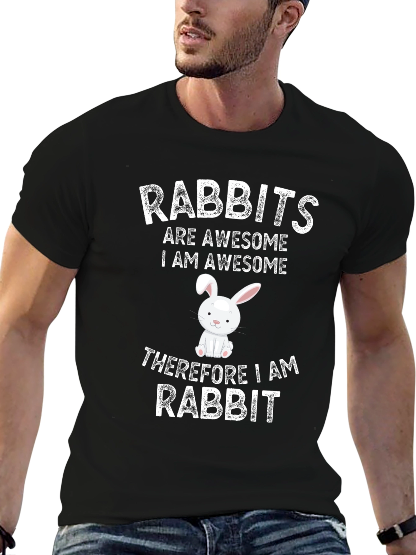 Rabbits Are Awesome Graphic T-Shirt