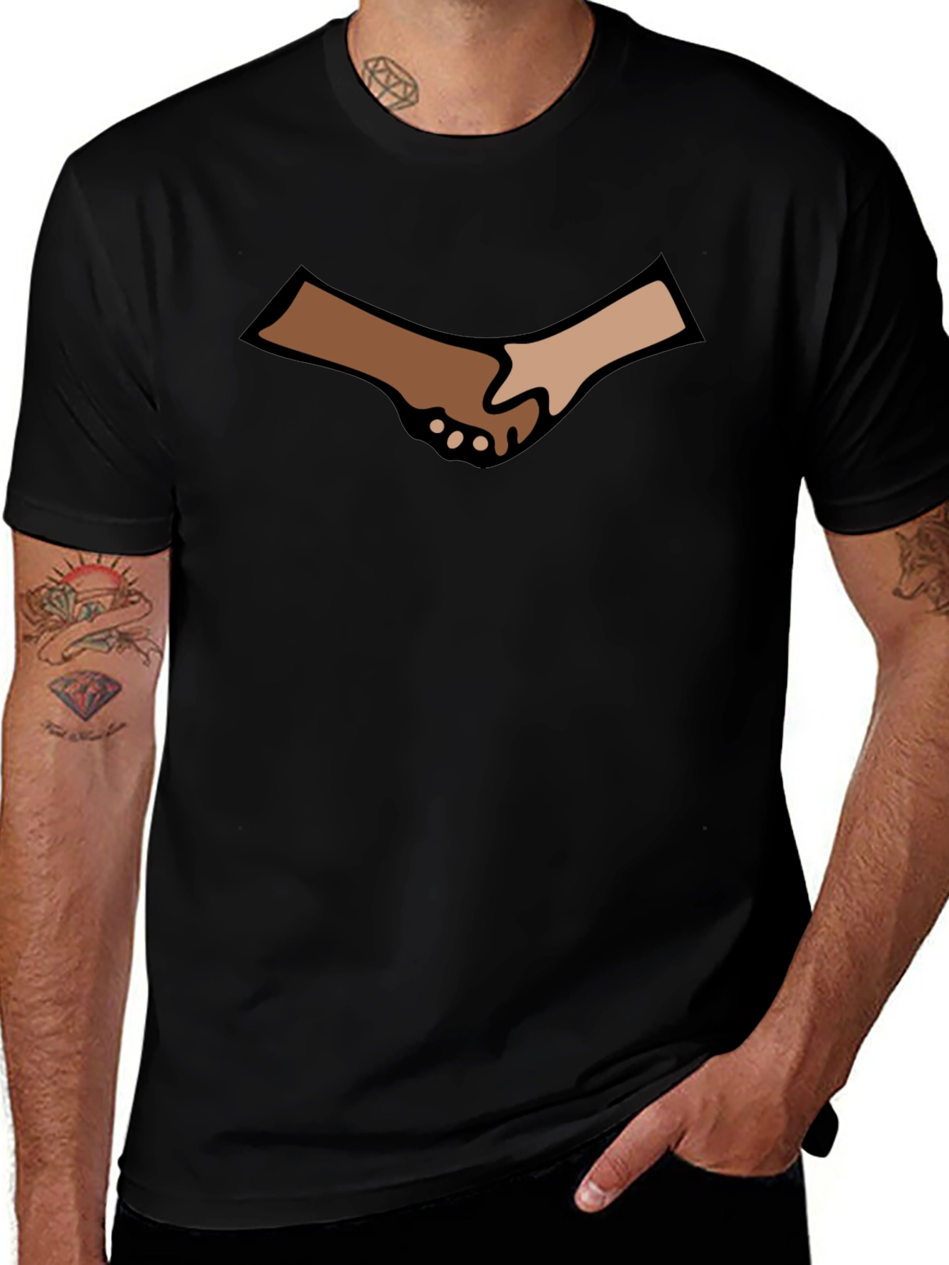Unity Handshake Graphic Tee