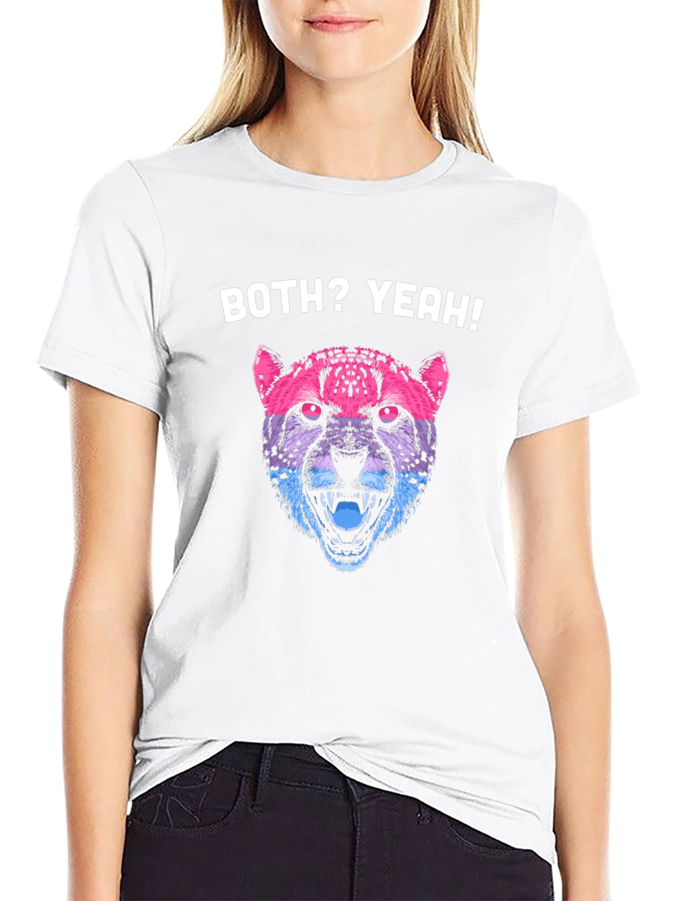Bisexual Pride Cheetah Graphic T-Shirt