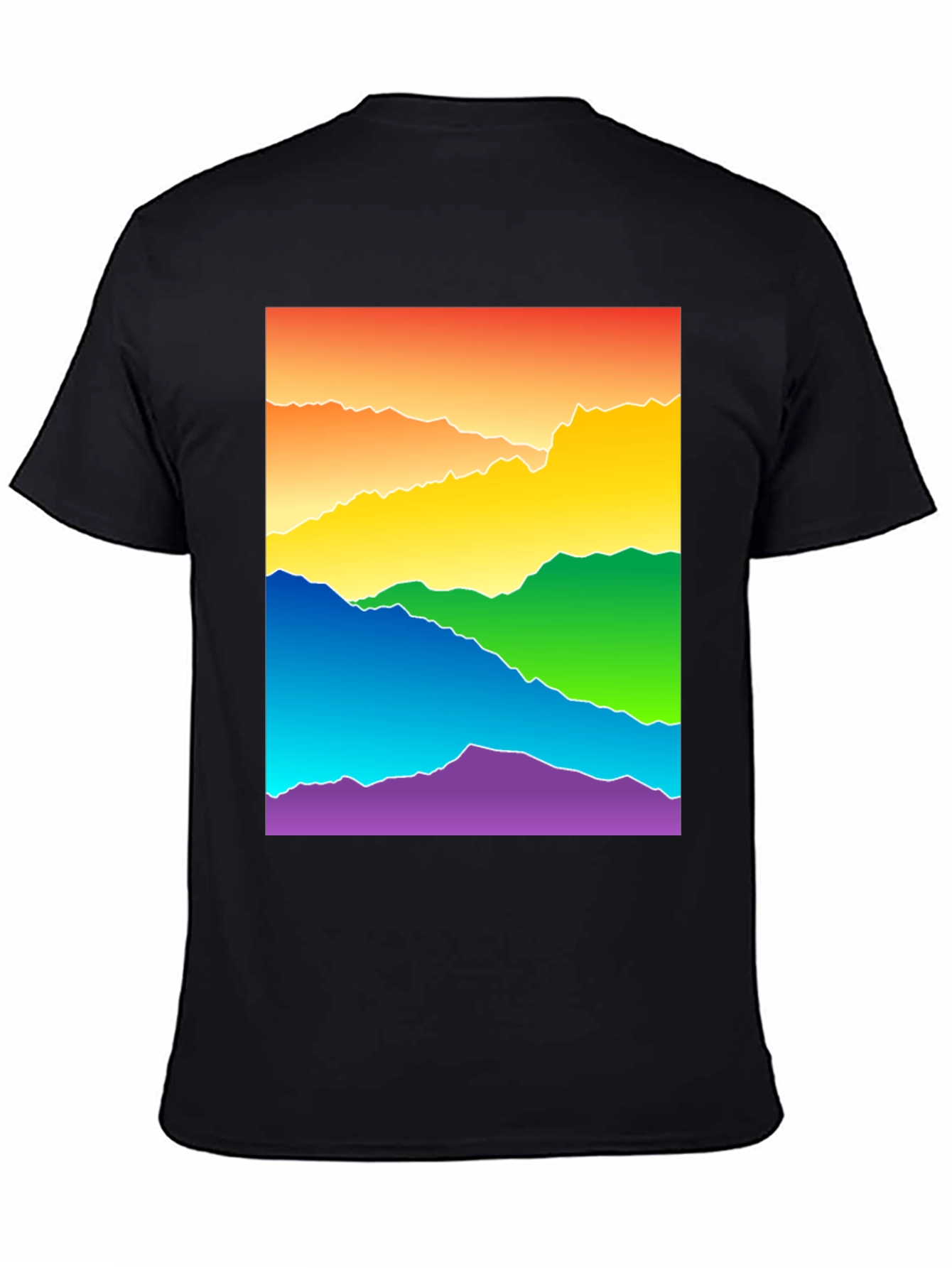 Rainbow Mountain Graphic Tee - Pride Apparel
