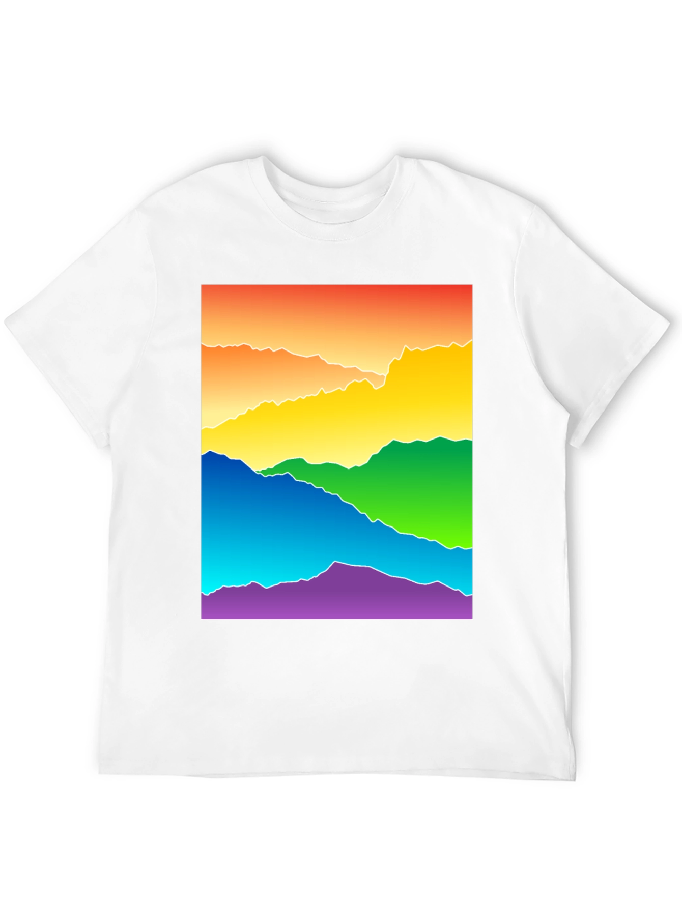 Rainbow Mountain Graphic Tee - Pride Apparel