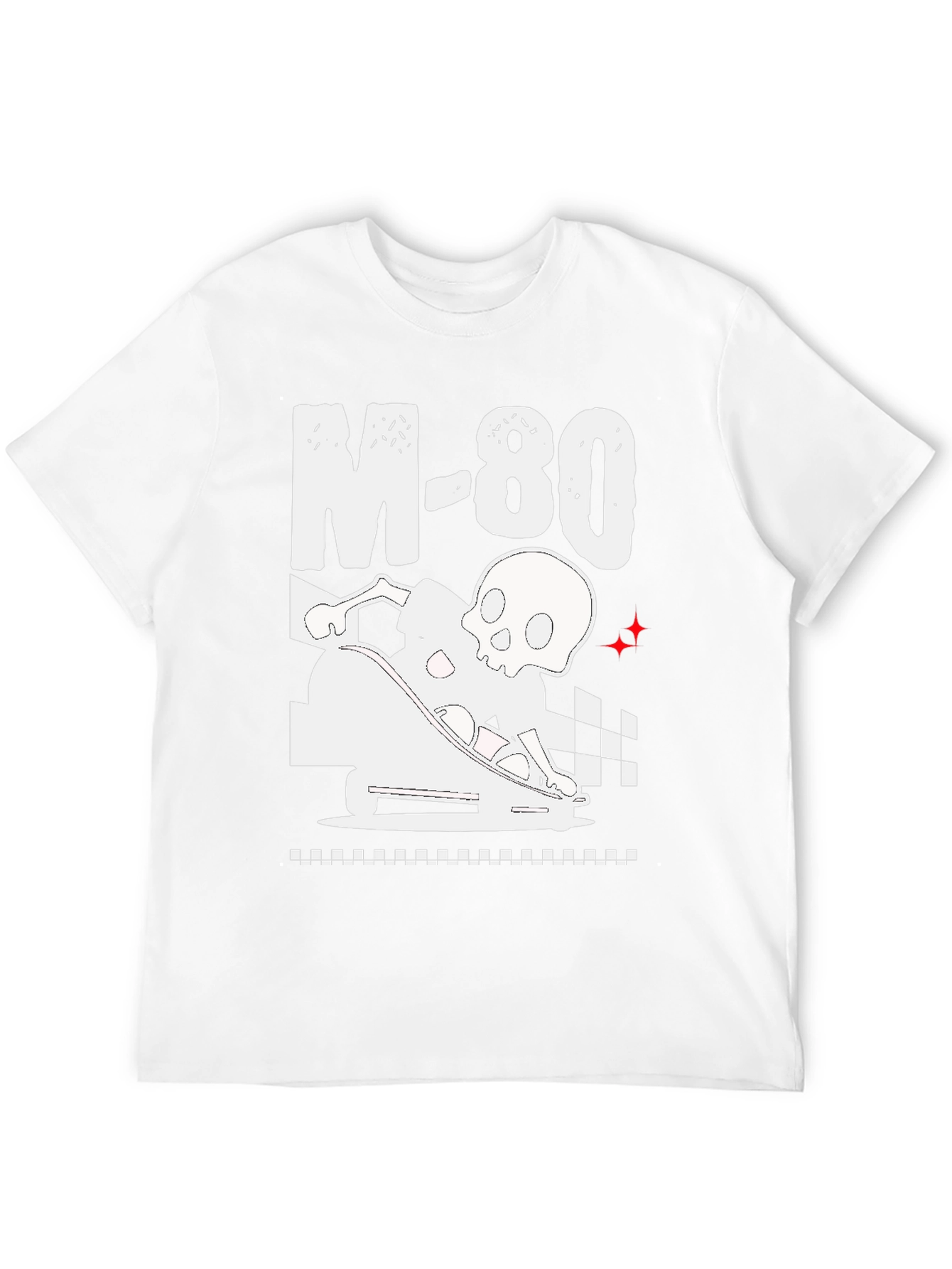 M-80 Skull Go-Kart Black Graphic Tee