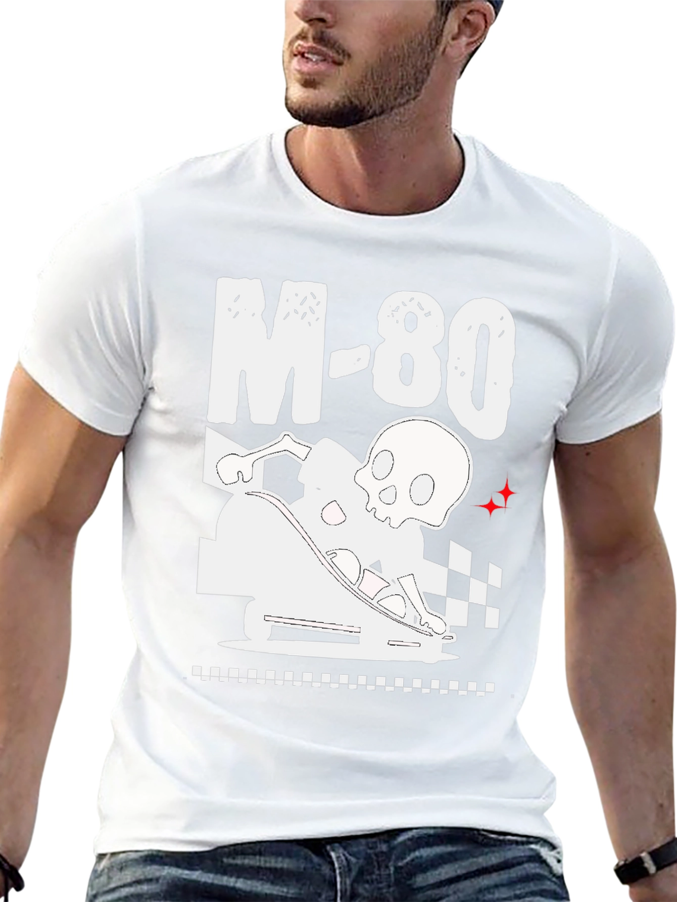M-80 Skull Go-Kart Black Graphic Tee