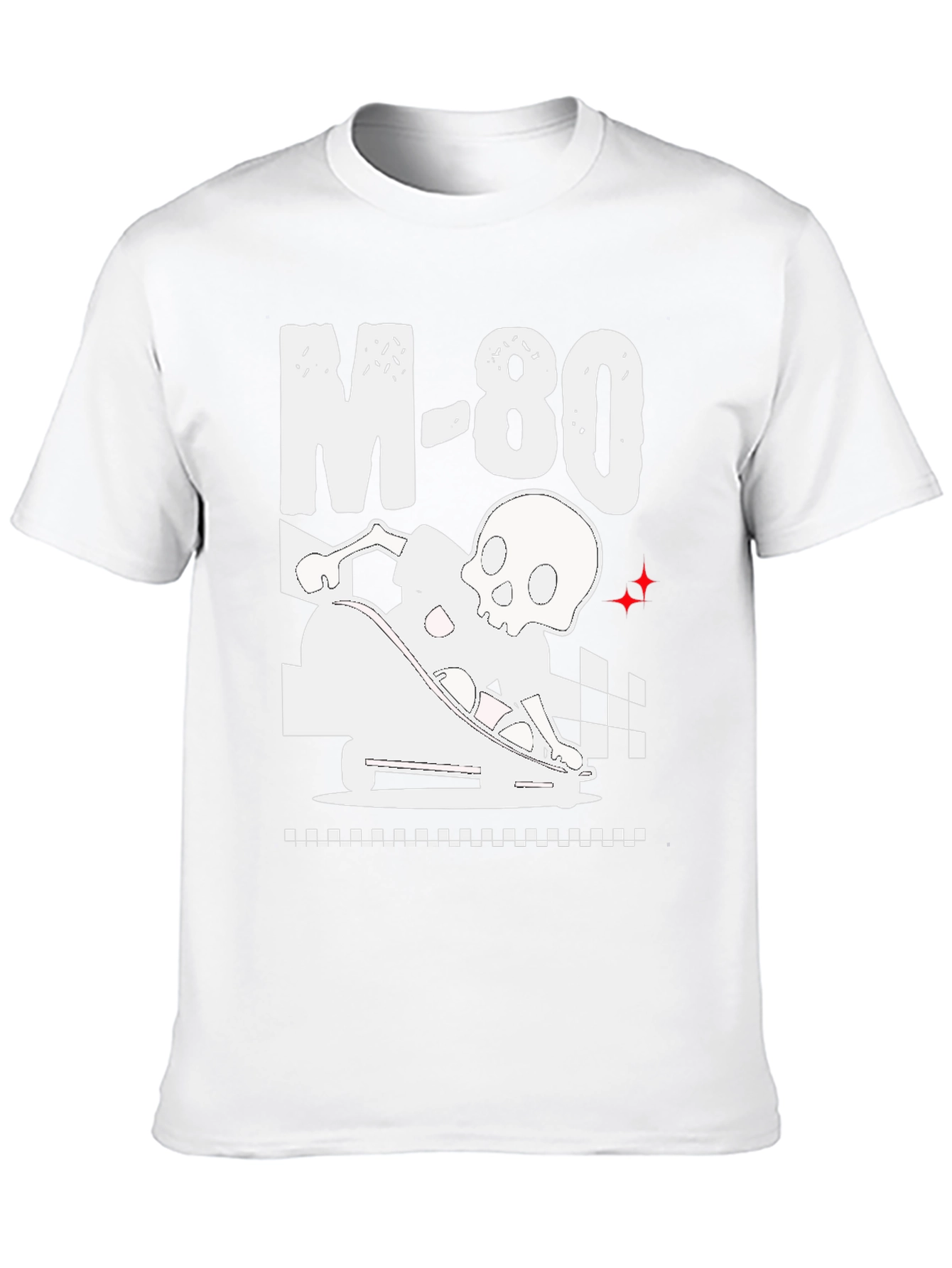 M-80 Skull Go-Kart Black Graphic Tee