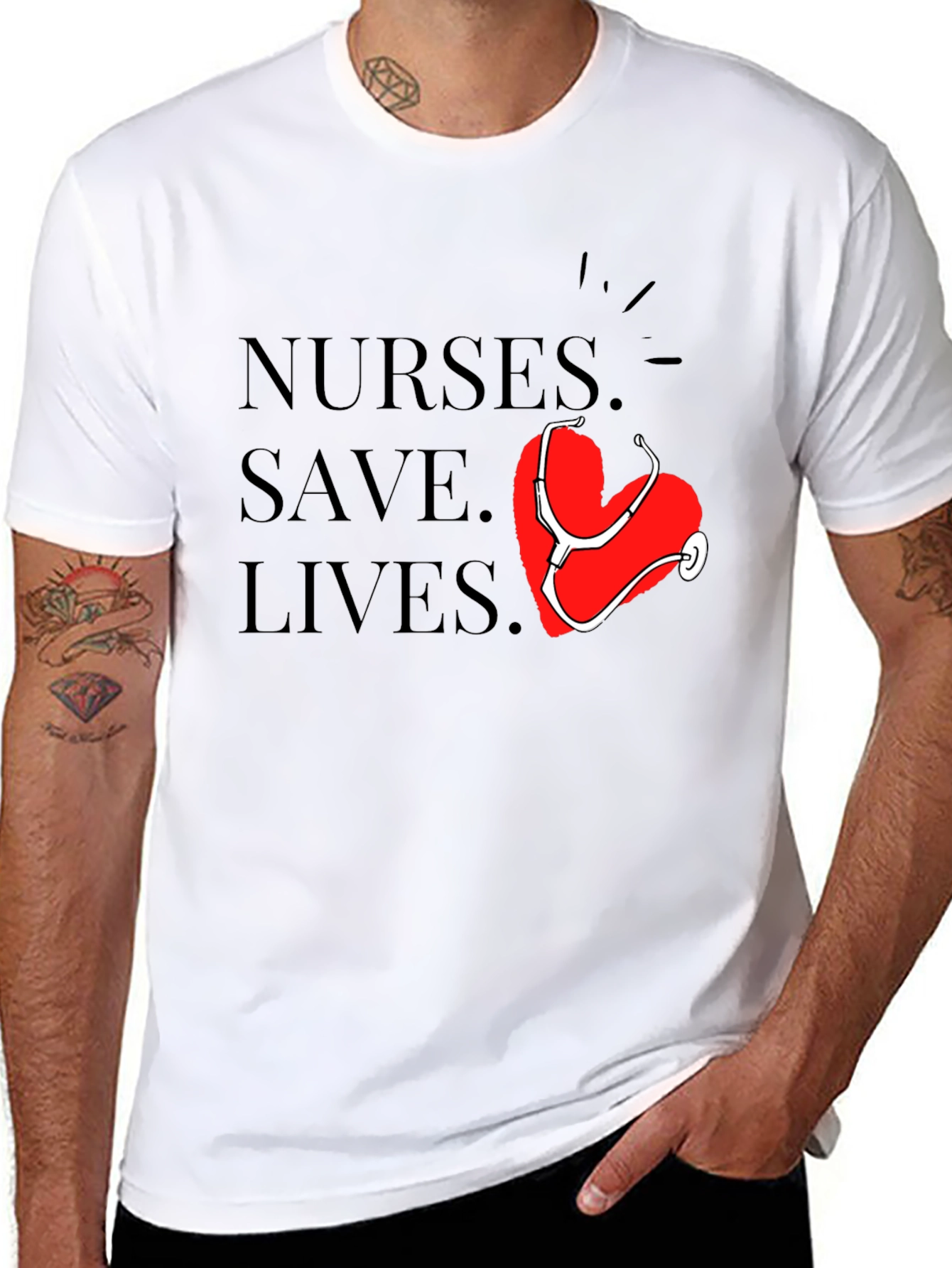 Nurses Save Lives Graphic Tee - Unisex