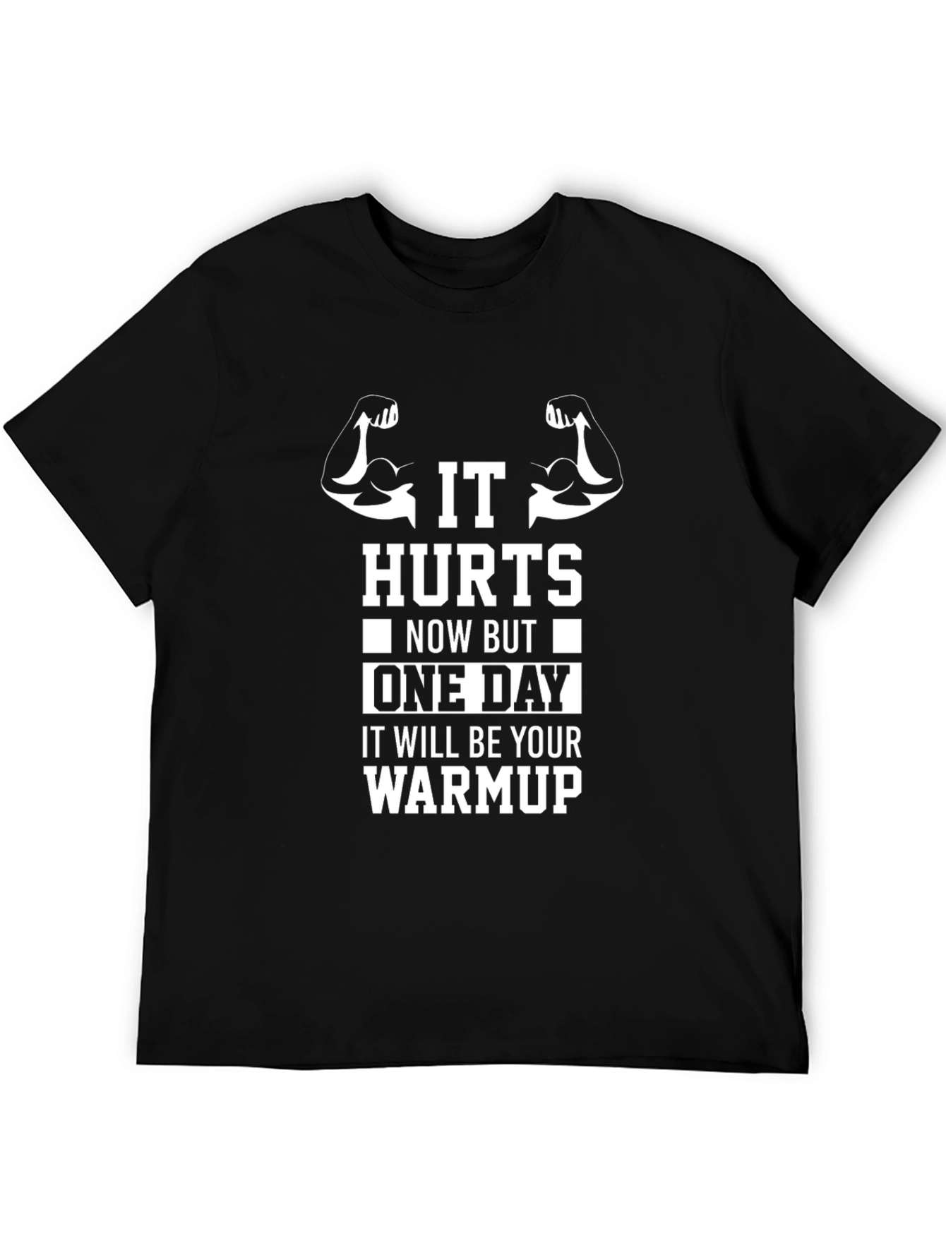 Motivational Workout T-Shirt - It Hurts Design