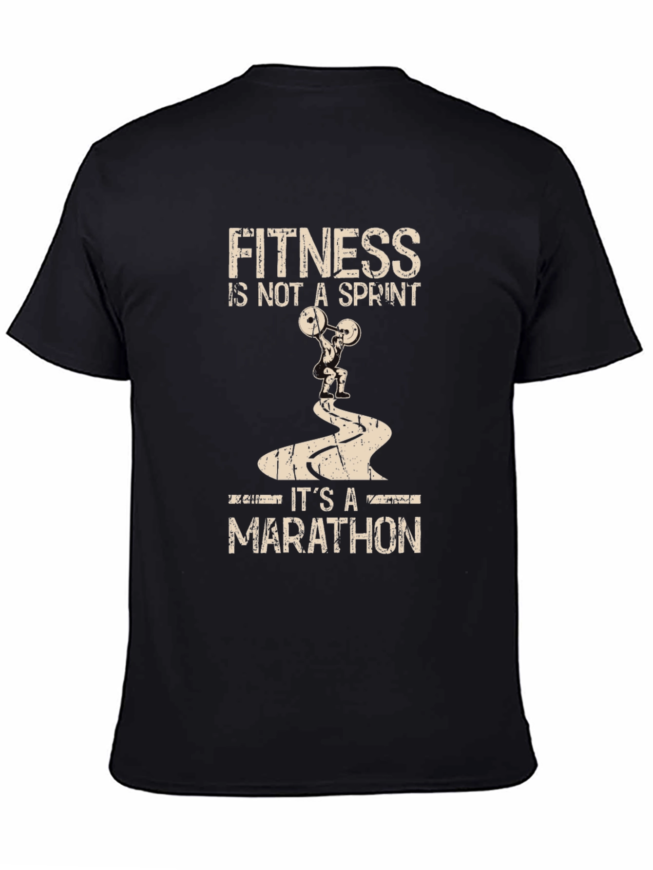 Fitness Marathon T-Shirt - Motivational Workout Tee