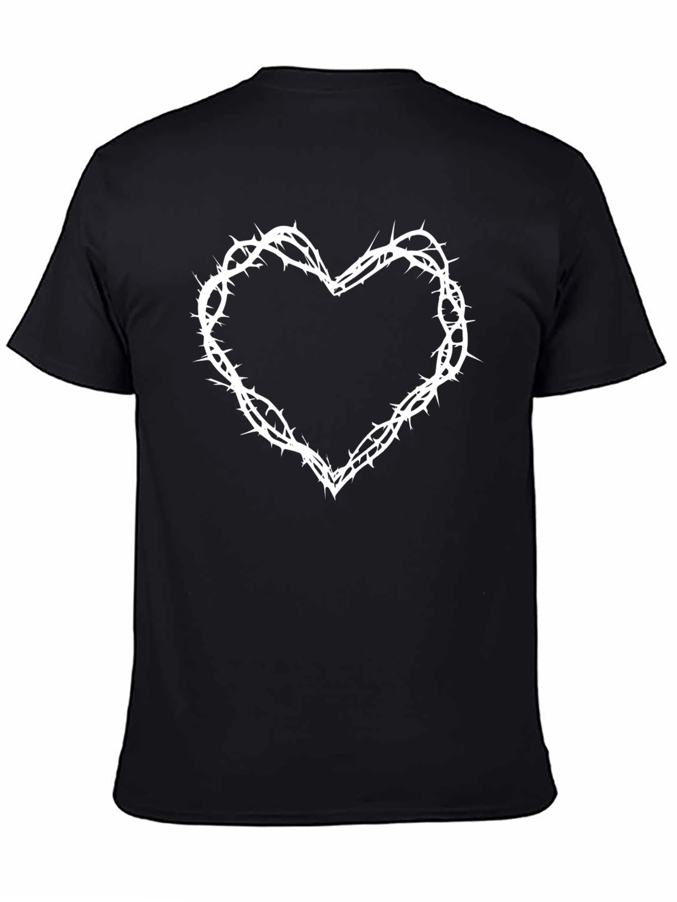 Thorn Heart Graphic Tee - Edgy Style