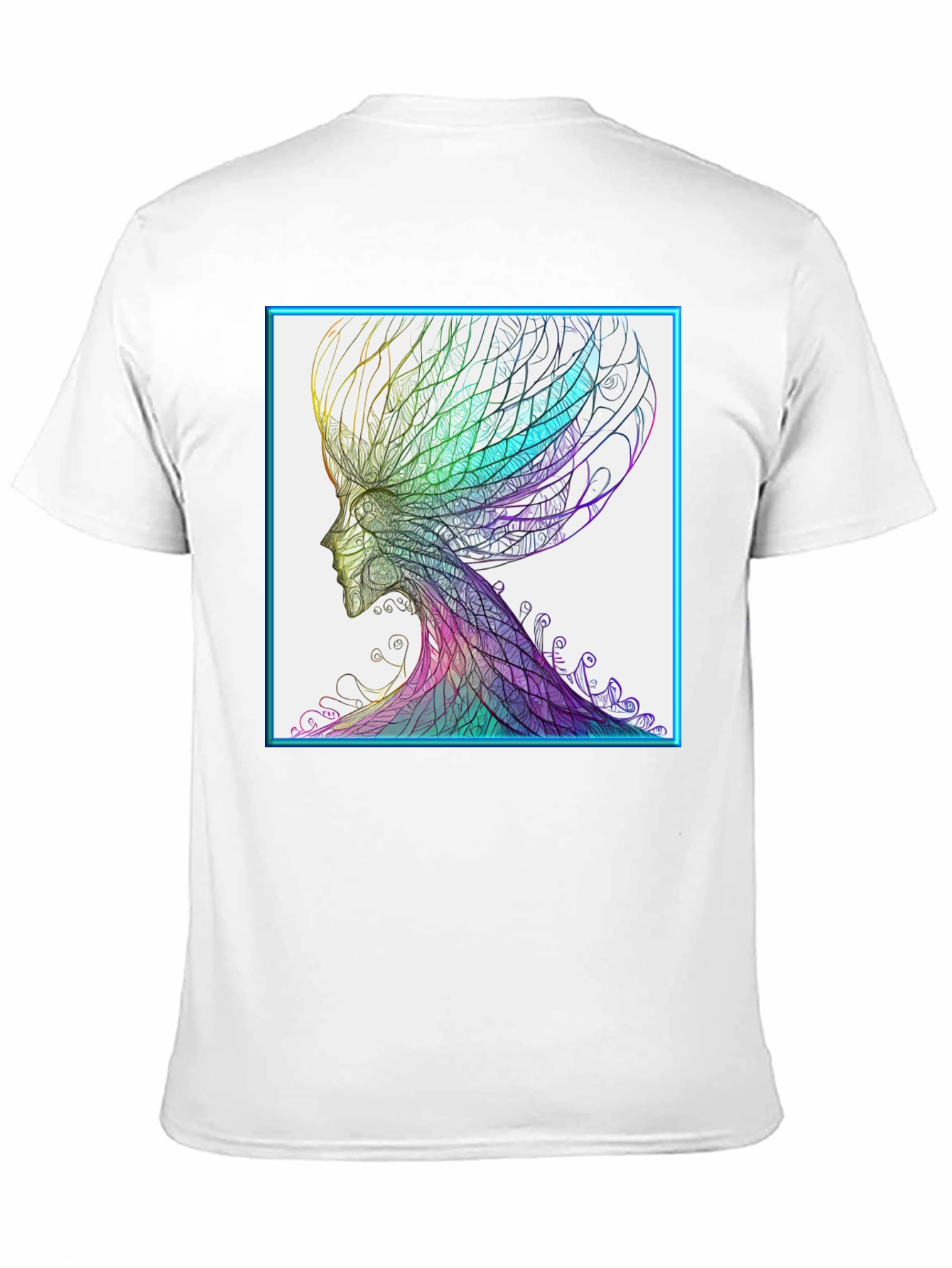 Abstract Psychedelic Art Print T-Shirt