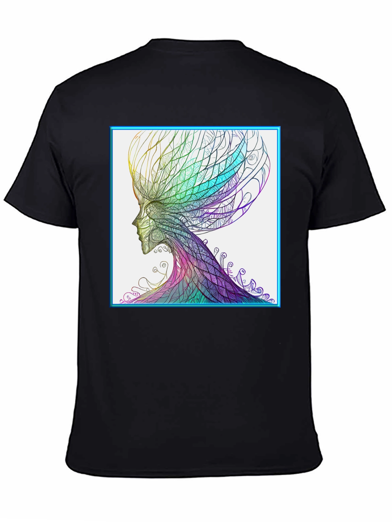 Abstract Psychedelic Art Print T-Shirt