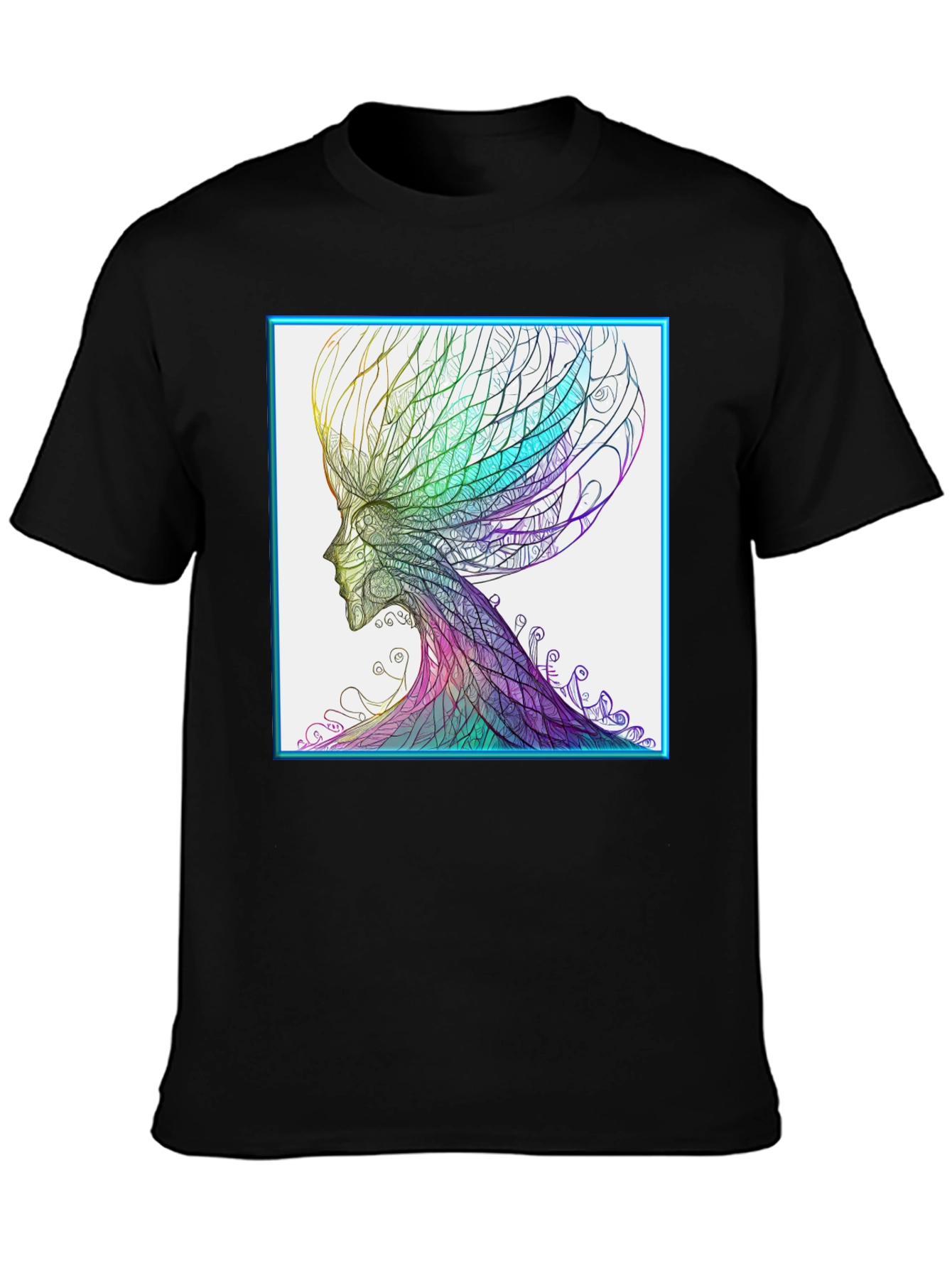 Abstract Psychedelic Art Print T-Shirt