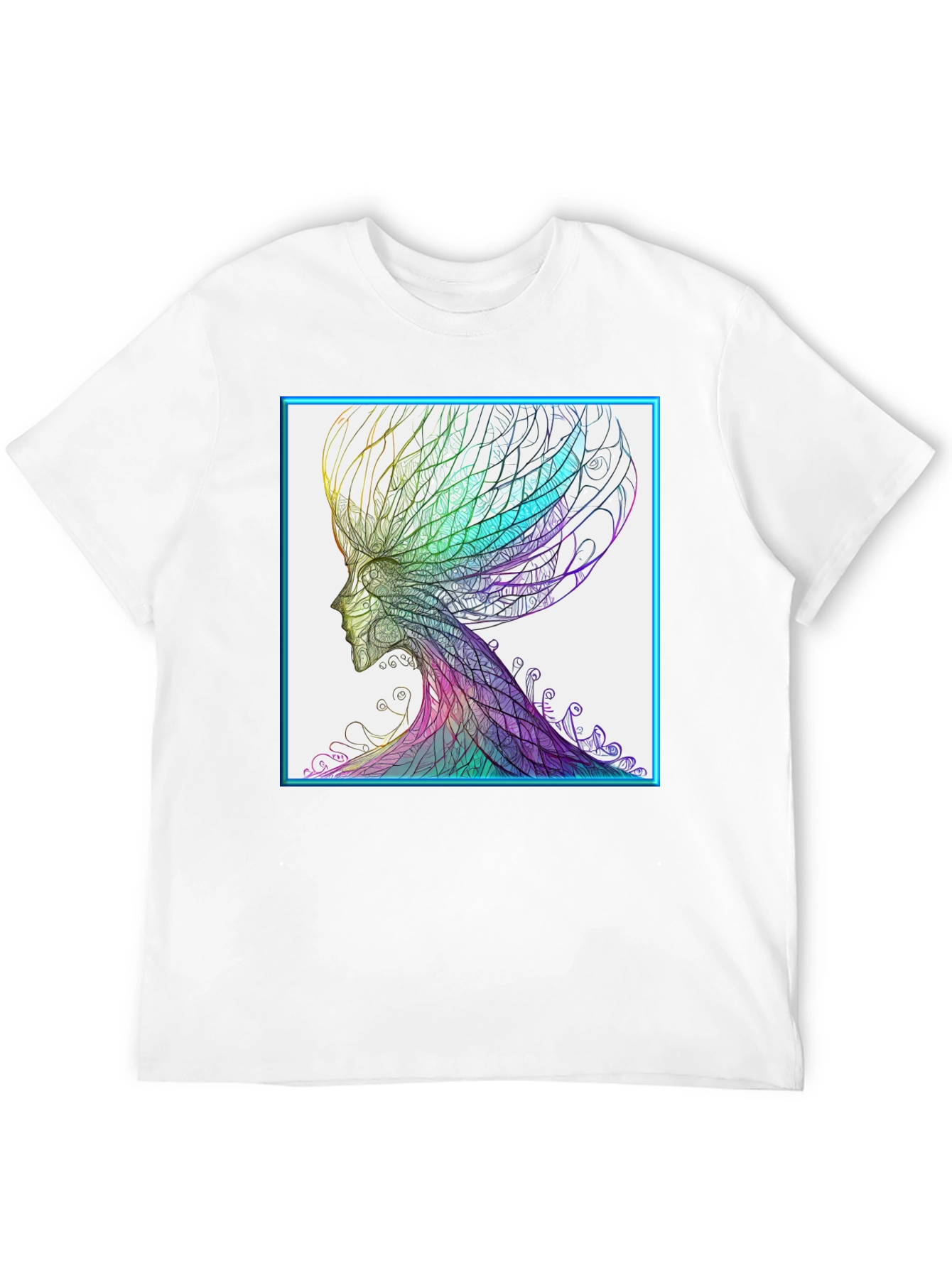 Abstract Psychedelic Art Print T-Shirt
