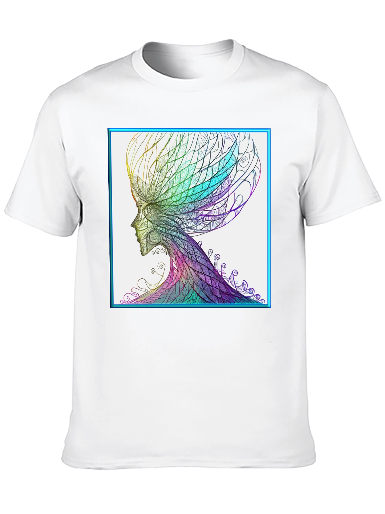 Abstract Psychedelic Art Print T-Shirt
