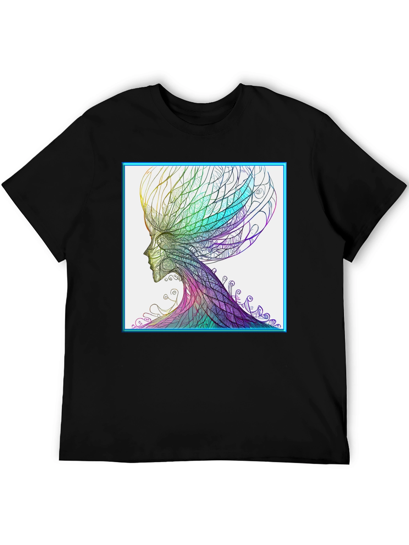 Abstract Psychedelic Art Print T-Shirt