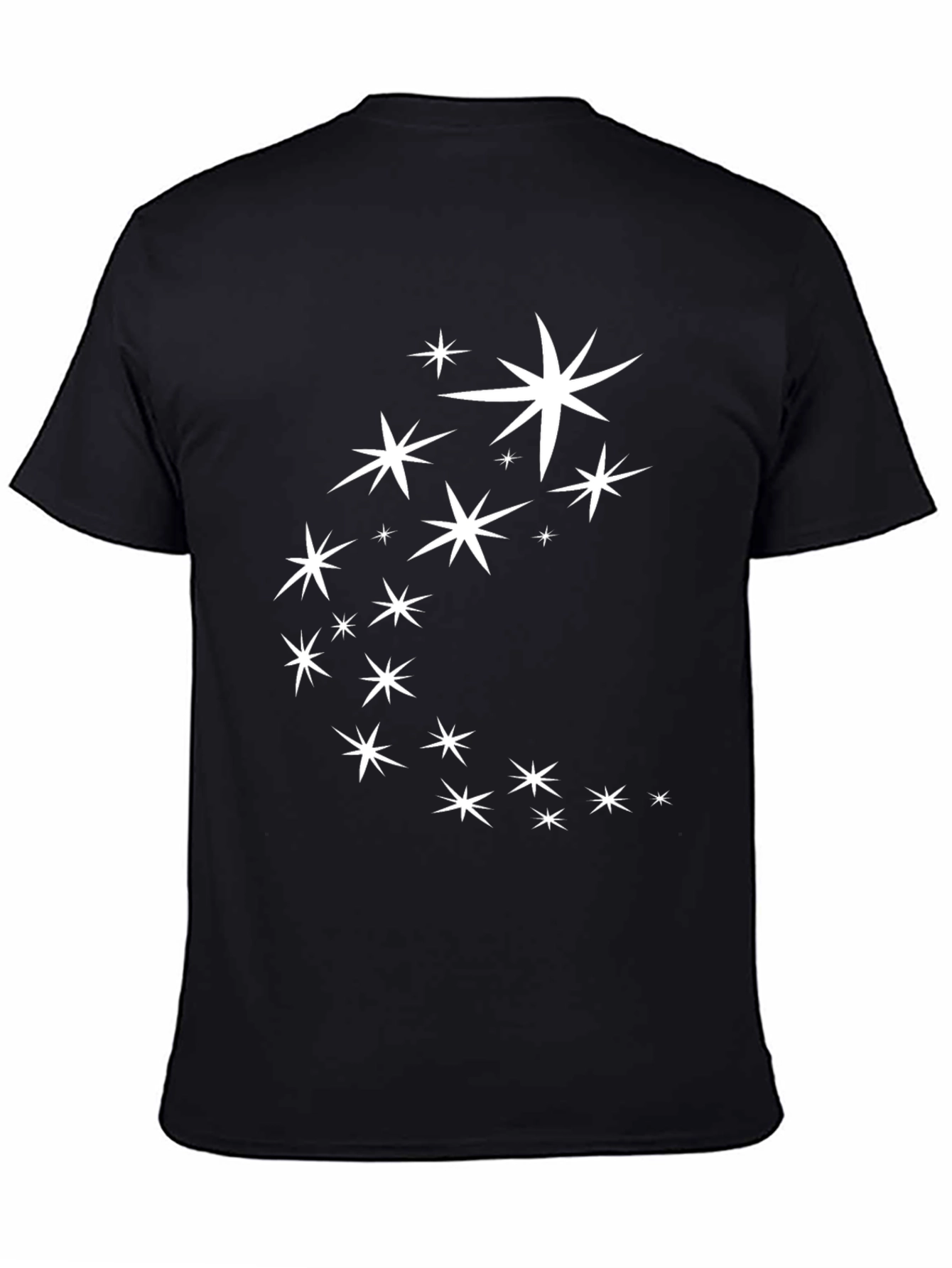 Sparkle Starry Night Black T-Shirt