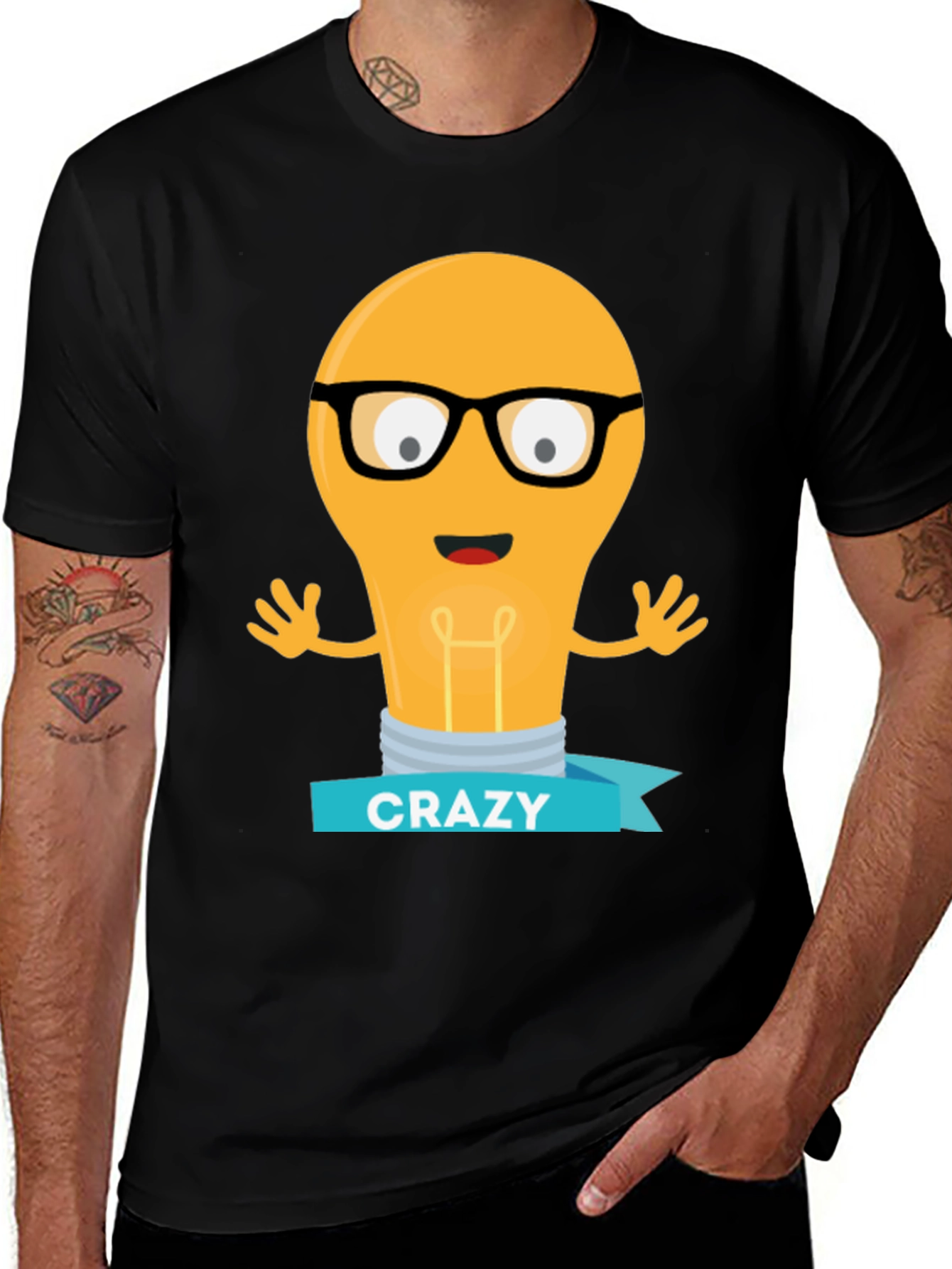 Crazy Idea Lightbulb T-Shirt