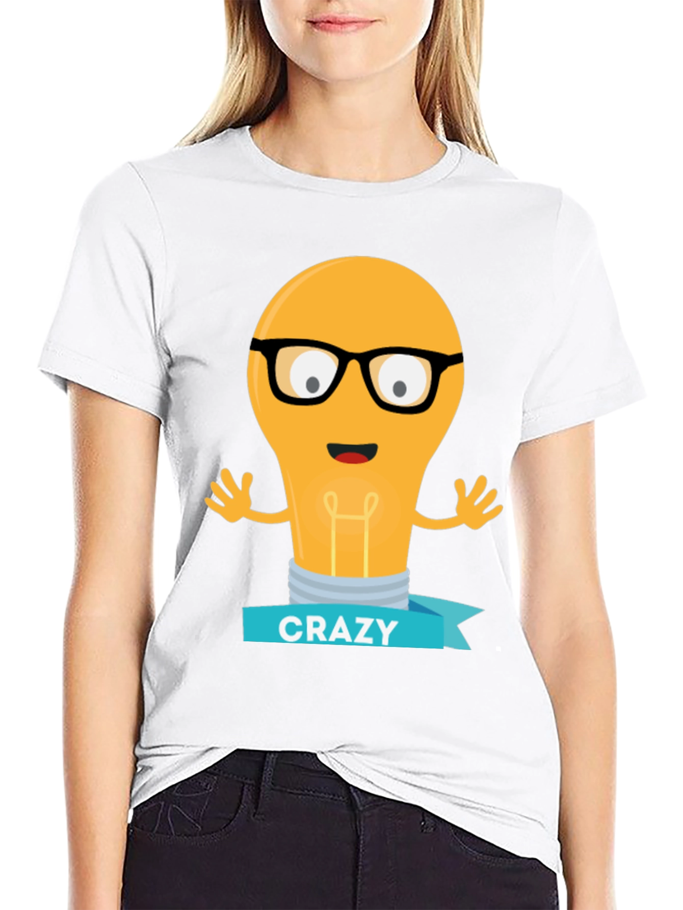 Crazy Idea Lightbulb T-Shirt