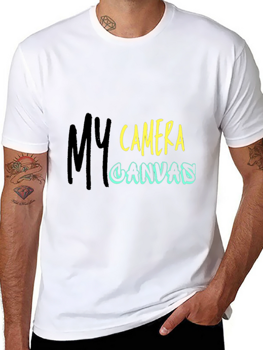 My Camera Canvas T-Shirt