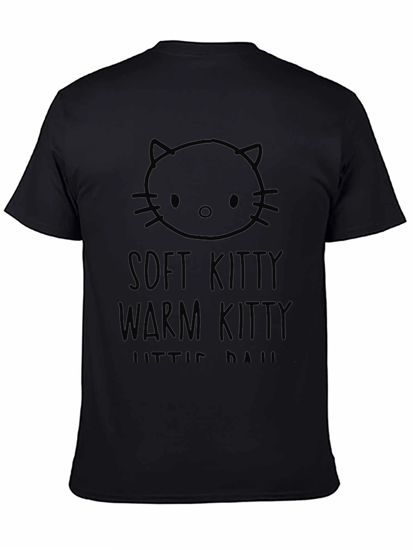 Soft Kitty Warm Kitty Black T-Shirt