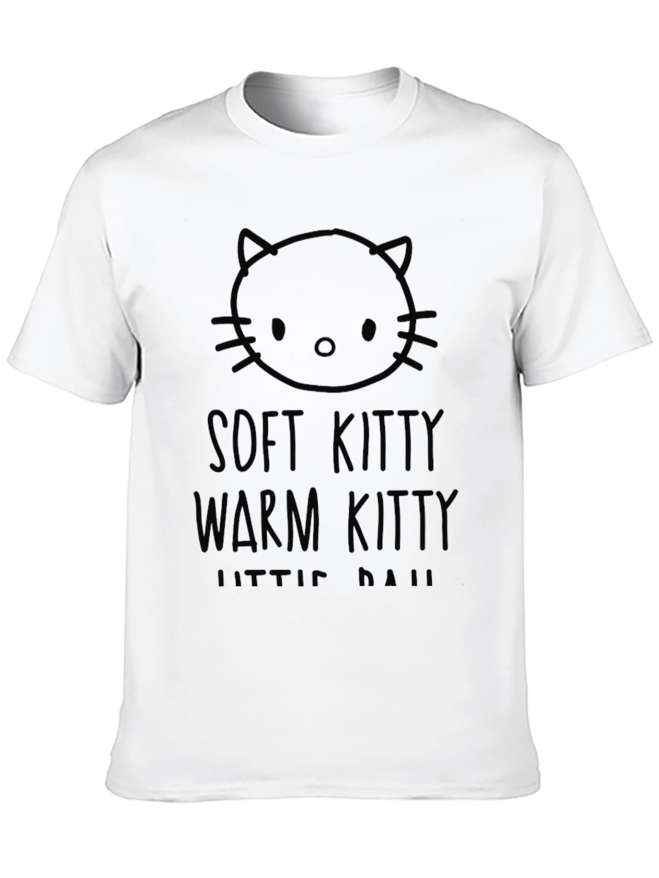 Soft Kitty Warm Kitty Black T-Shirt