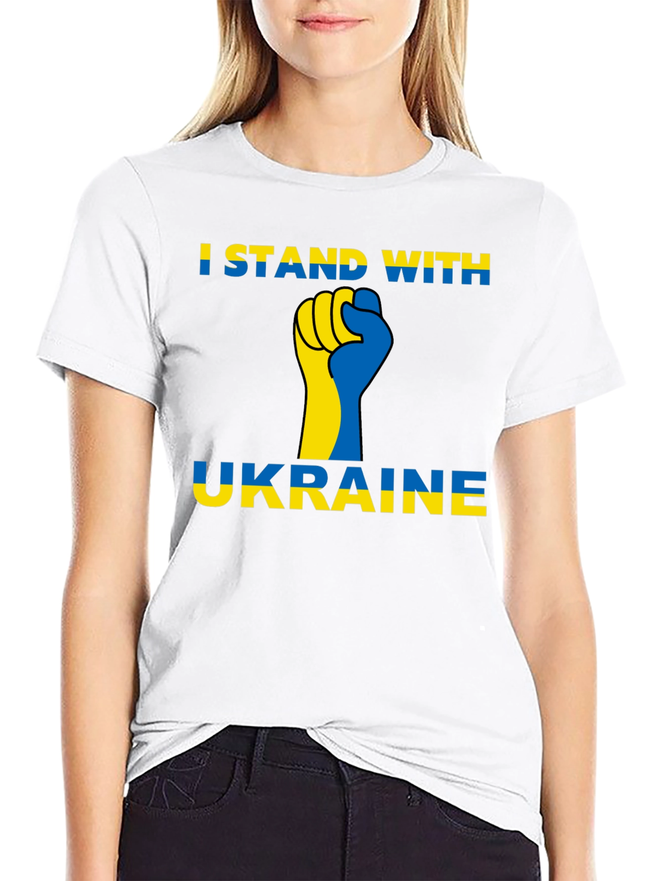 I Stand With Ukraine Graphic T-Shirt
