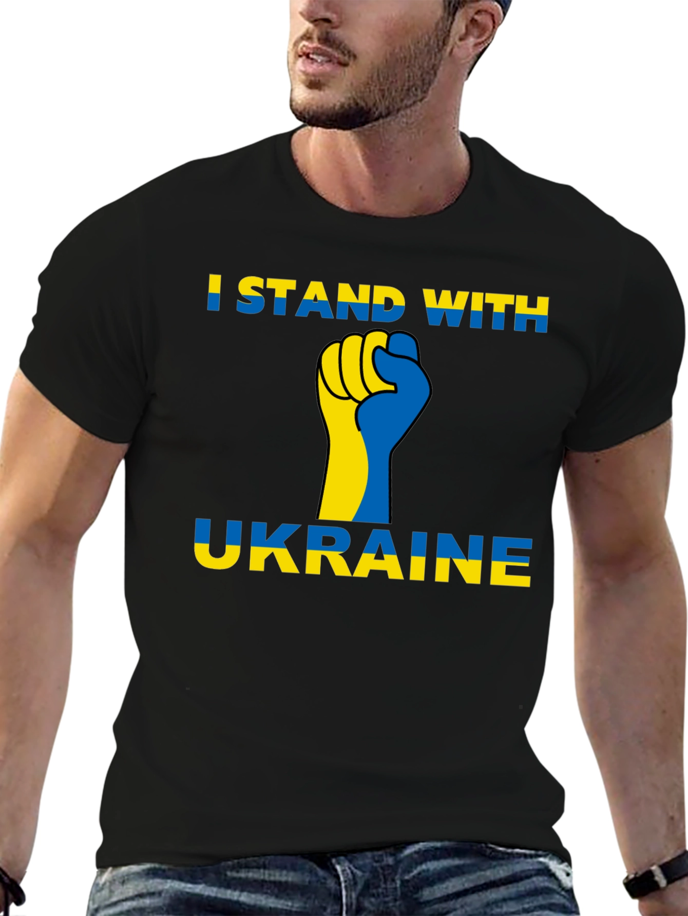 I Stand With Ukraine Graphic T-Shirt