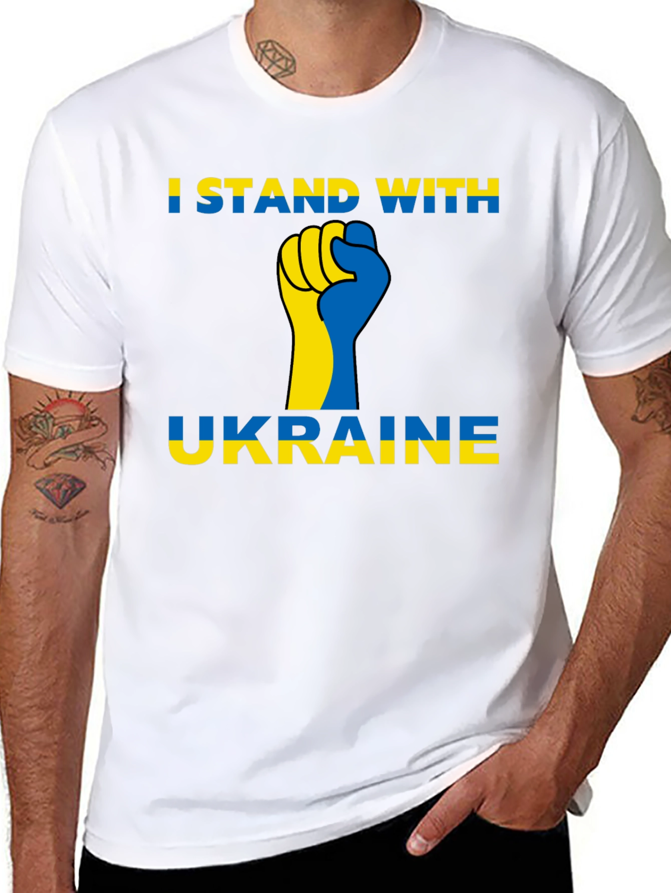 I Stand With Ukraine Graphic T-Shirt