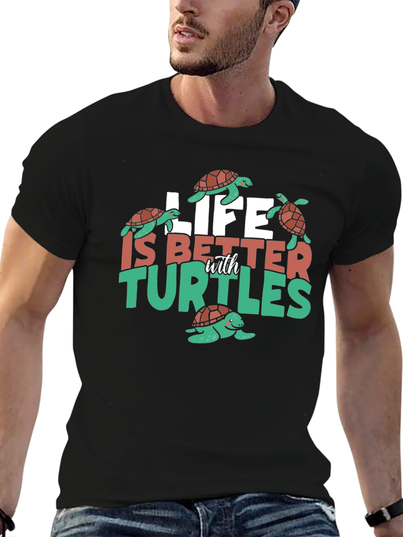 Life is Better with Turtles Graphic Tee