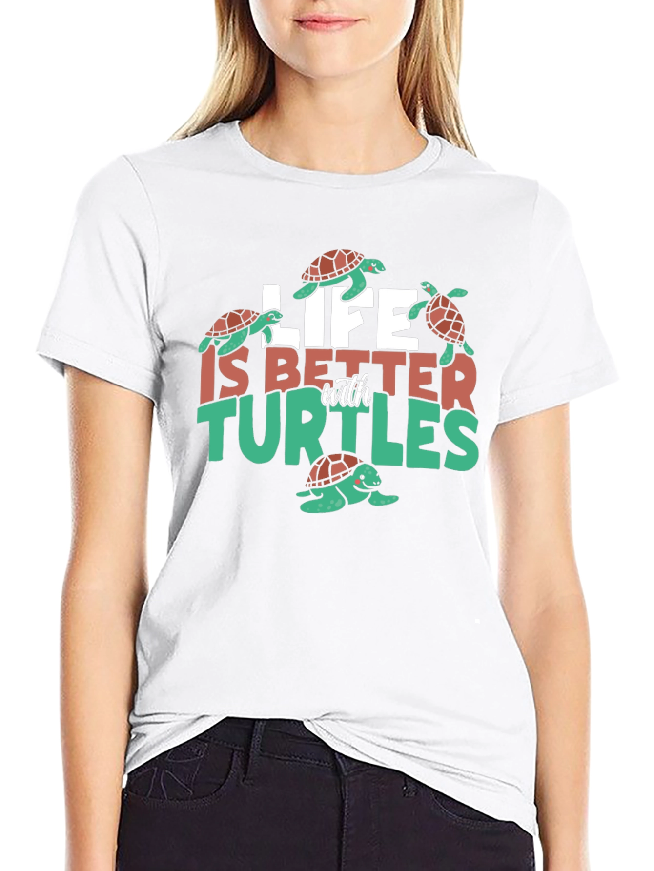 Life is Better with Turtles Graphic Tee