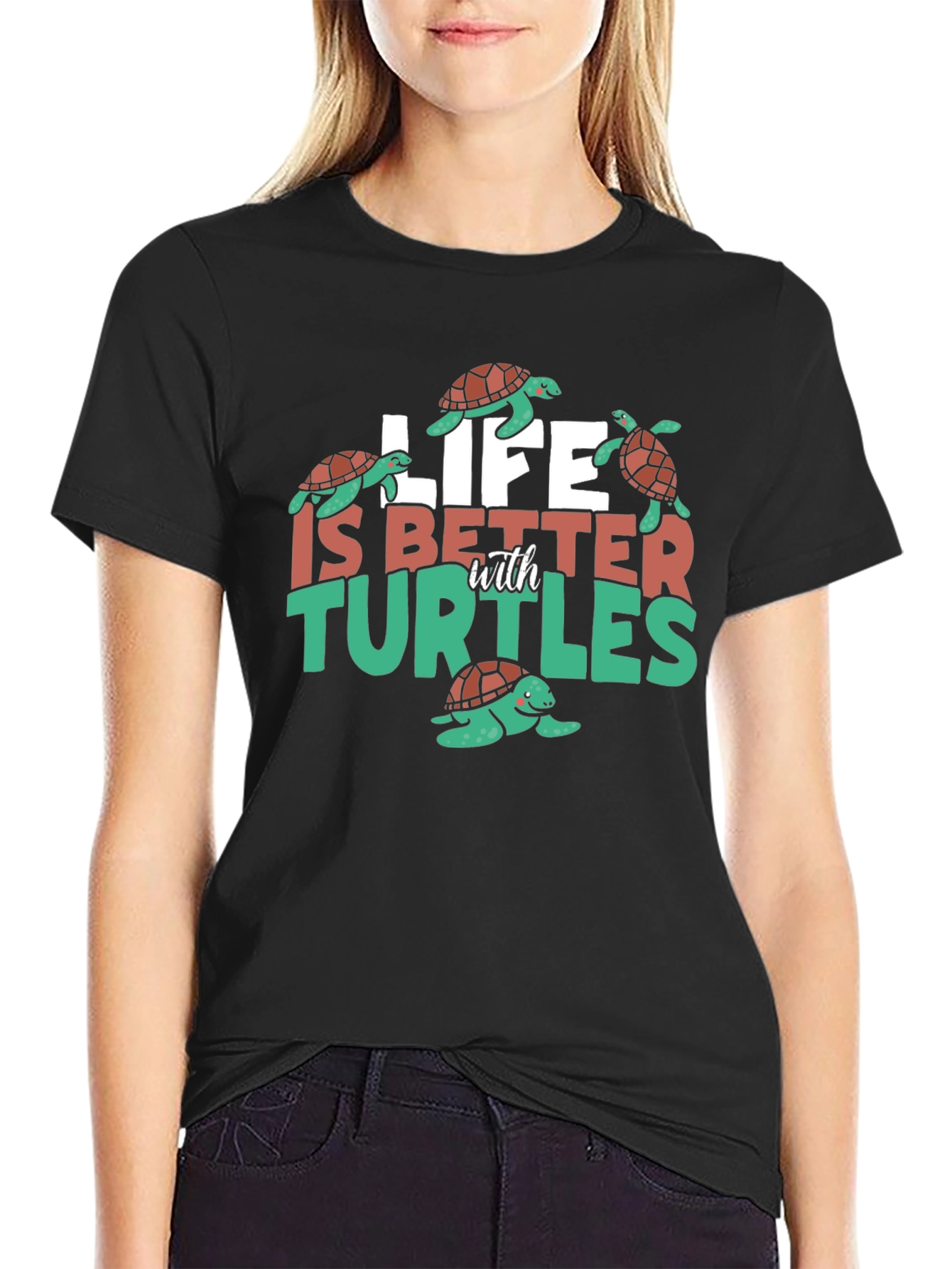 Life is Better with Turtles Graphic Tee
