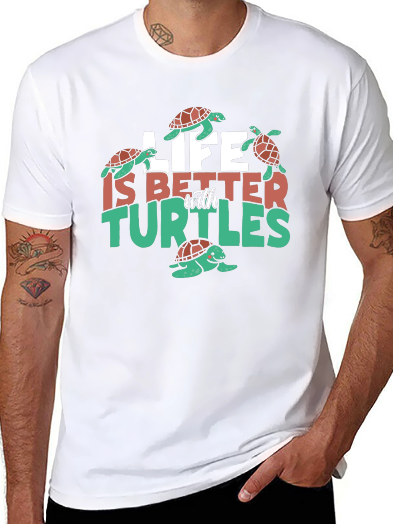Life is Better with Turtles Graphic Tee