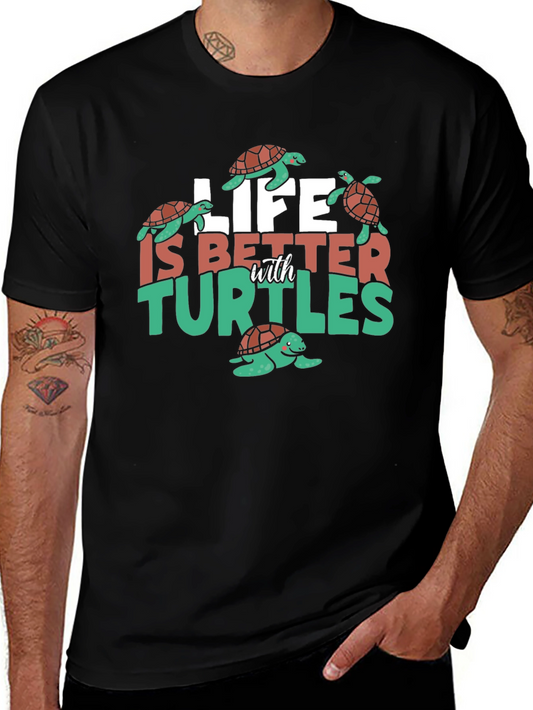 Life is Better with Turtles Graphic Tee