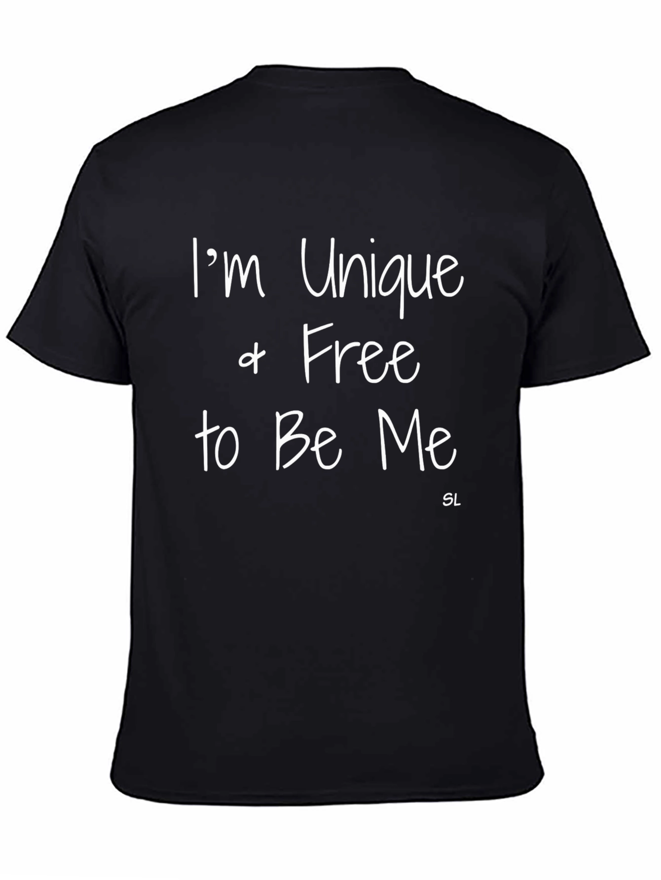 Unique and Free T-Shirt - Black Casual Wear