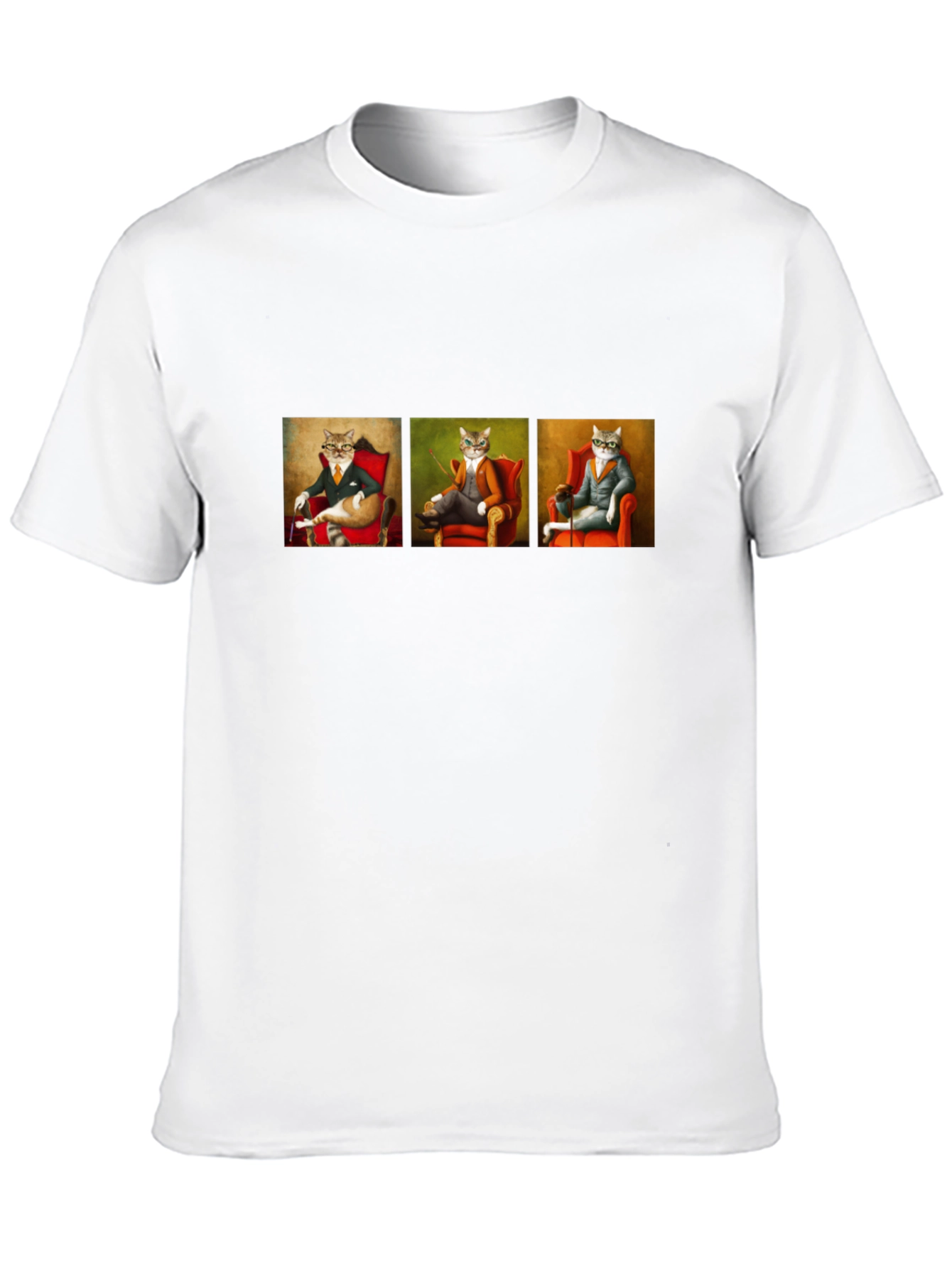 Sophisticated Cats Black T-Shirt