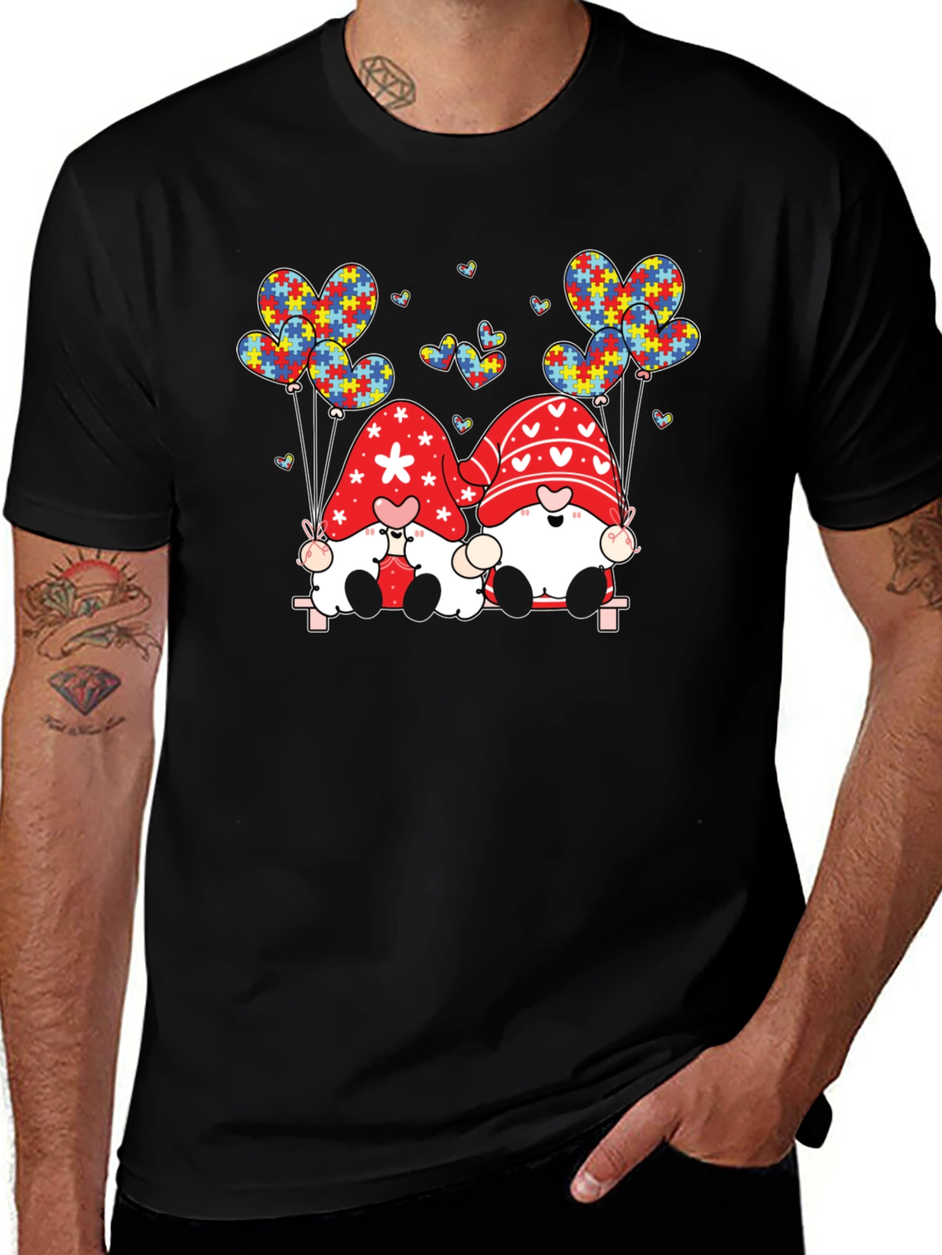 Autism Awareness Gnomes T-Shirt