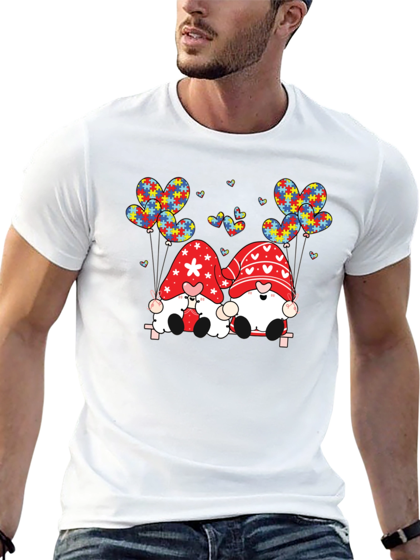Autism Awareness Gnomes T-Shirt