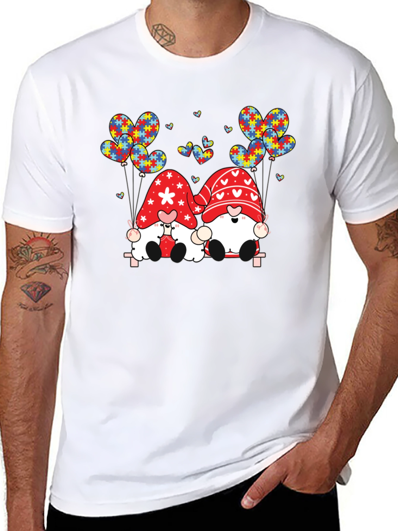 Autism Awareness Gnomes T-Shirt