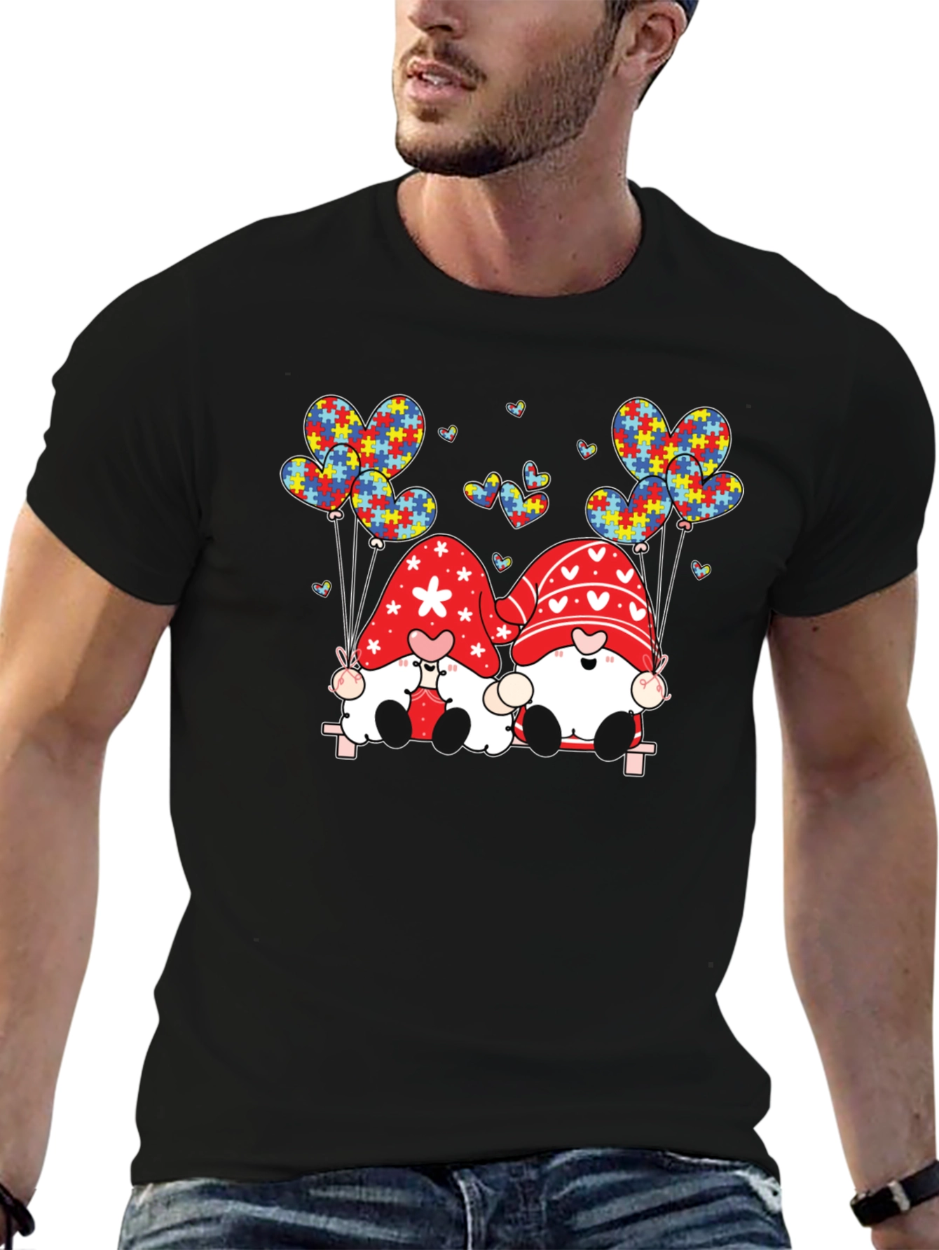Autism Awareness Gnomes T-Shirt