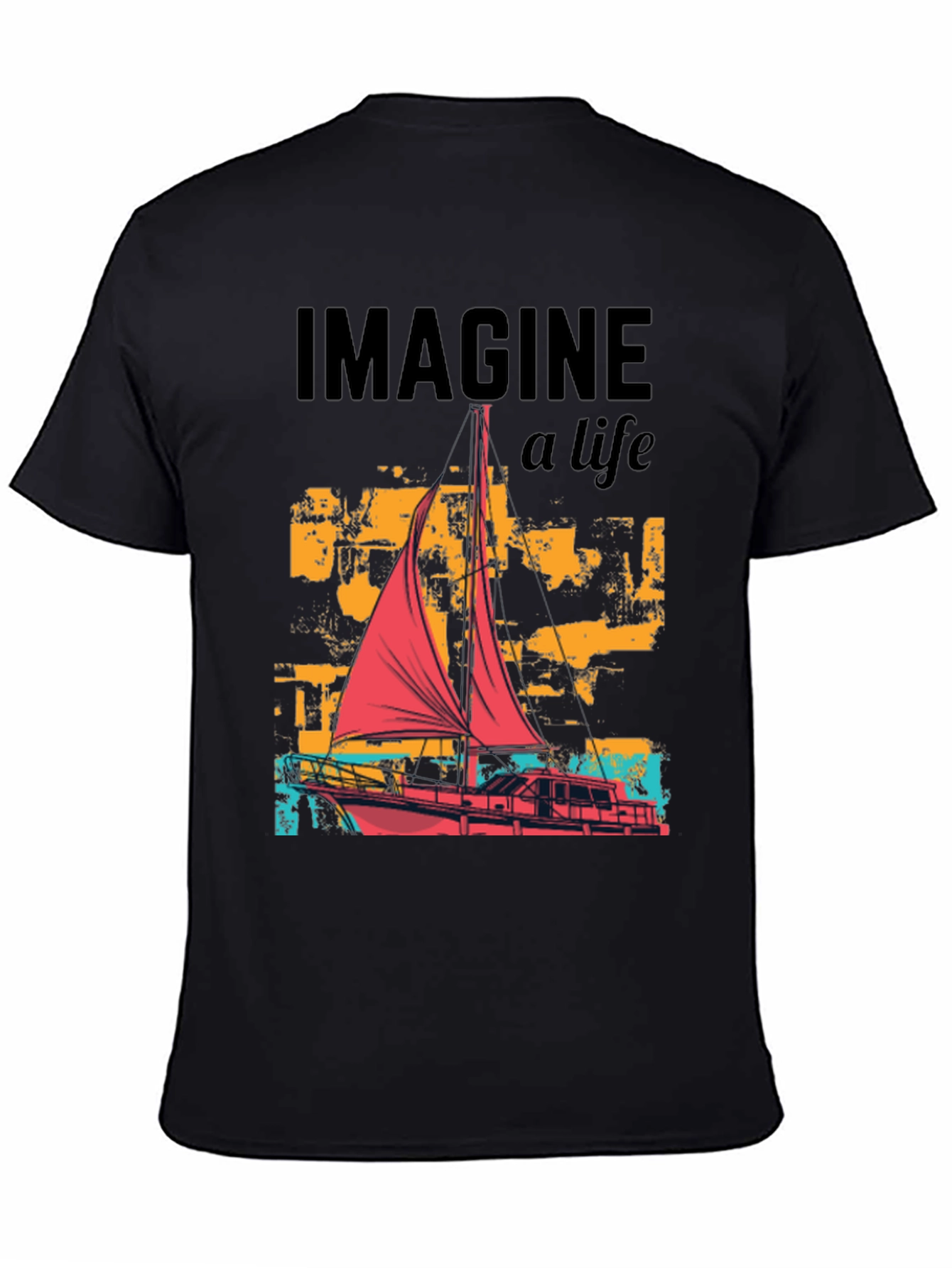 Imagine A Life Boat Graphic Tee