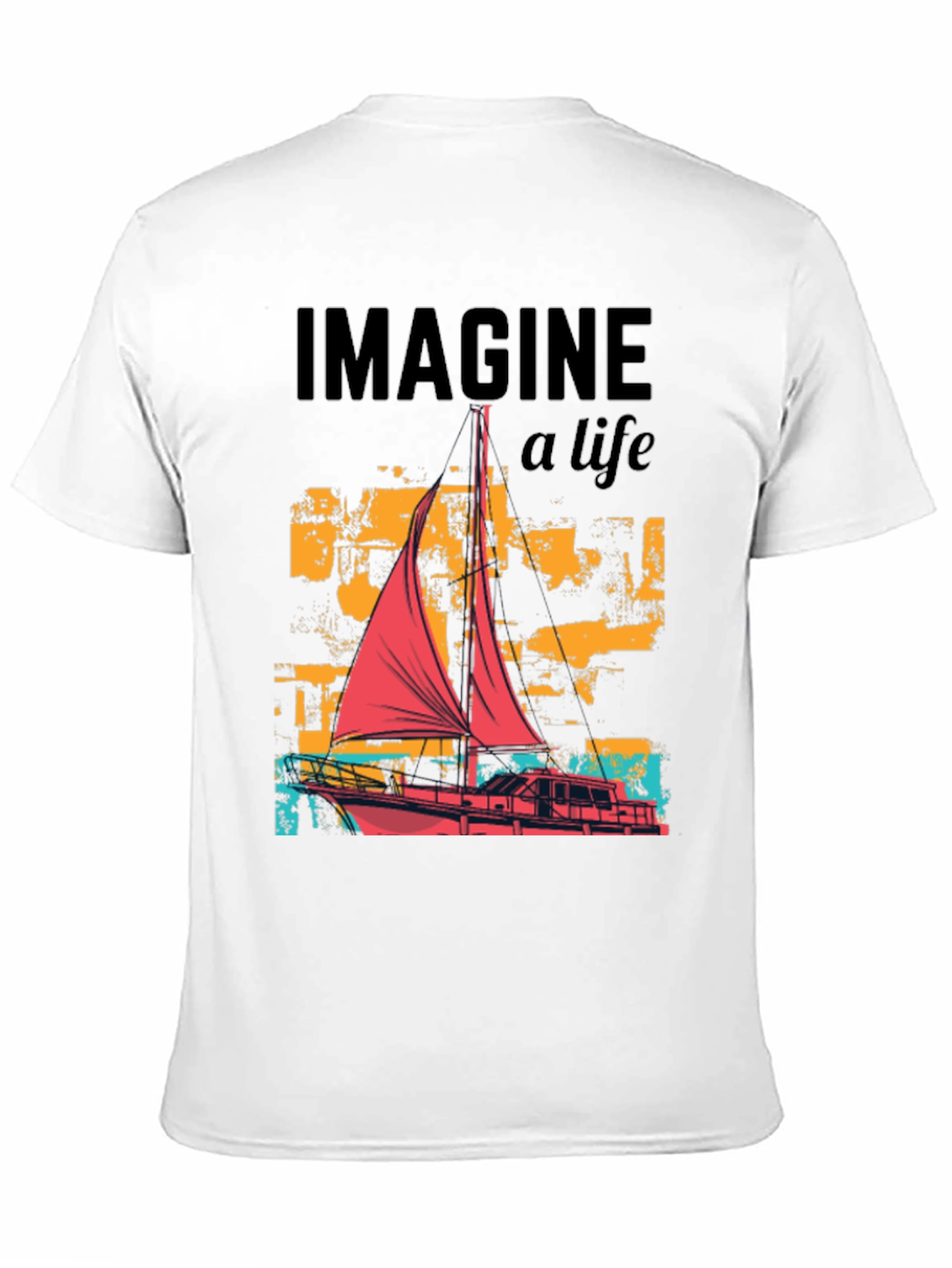 Imagine A Life Boat Graphic Tee