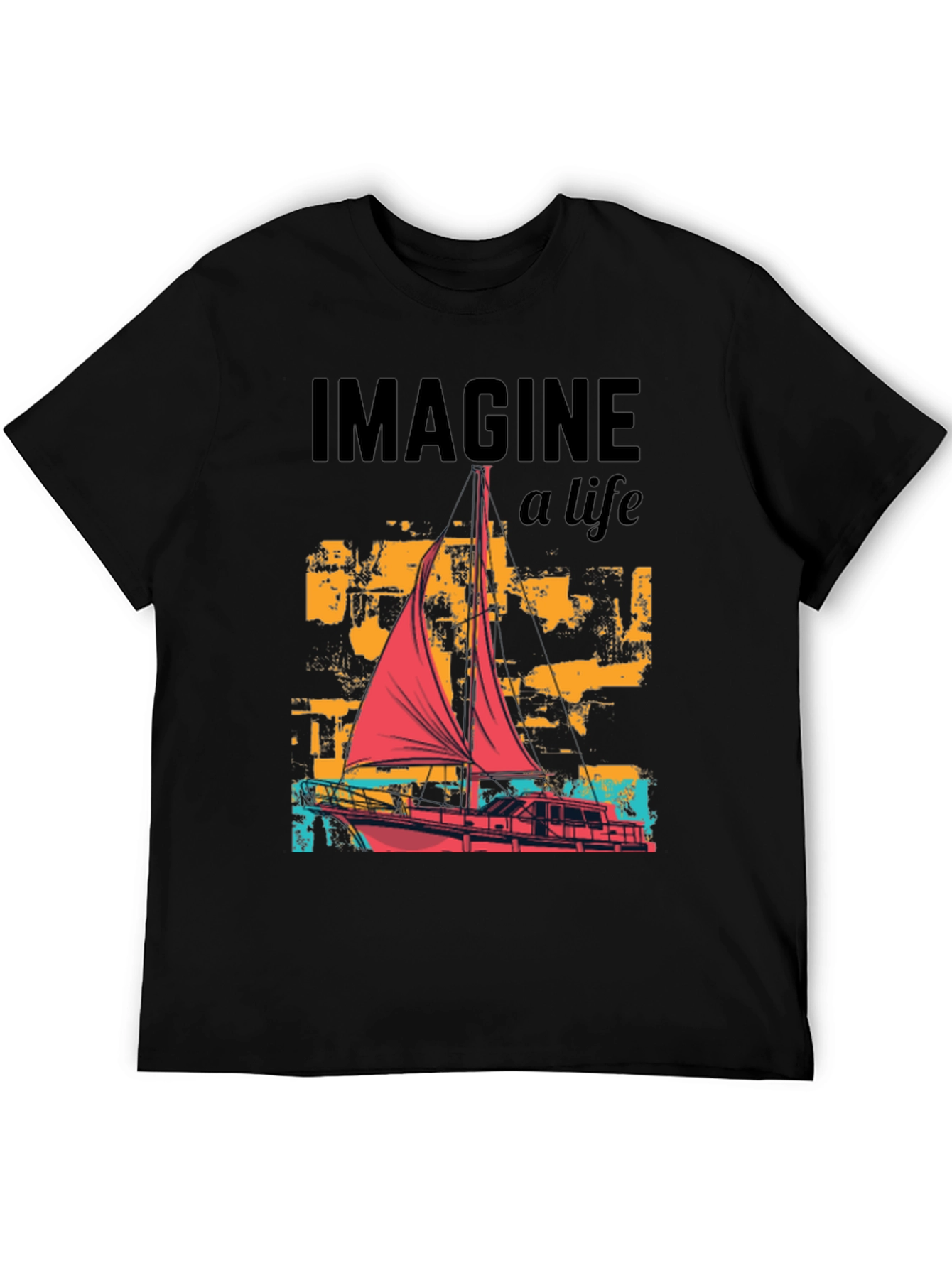 Imagine A Life Boat Graphic Tee