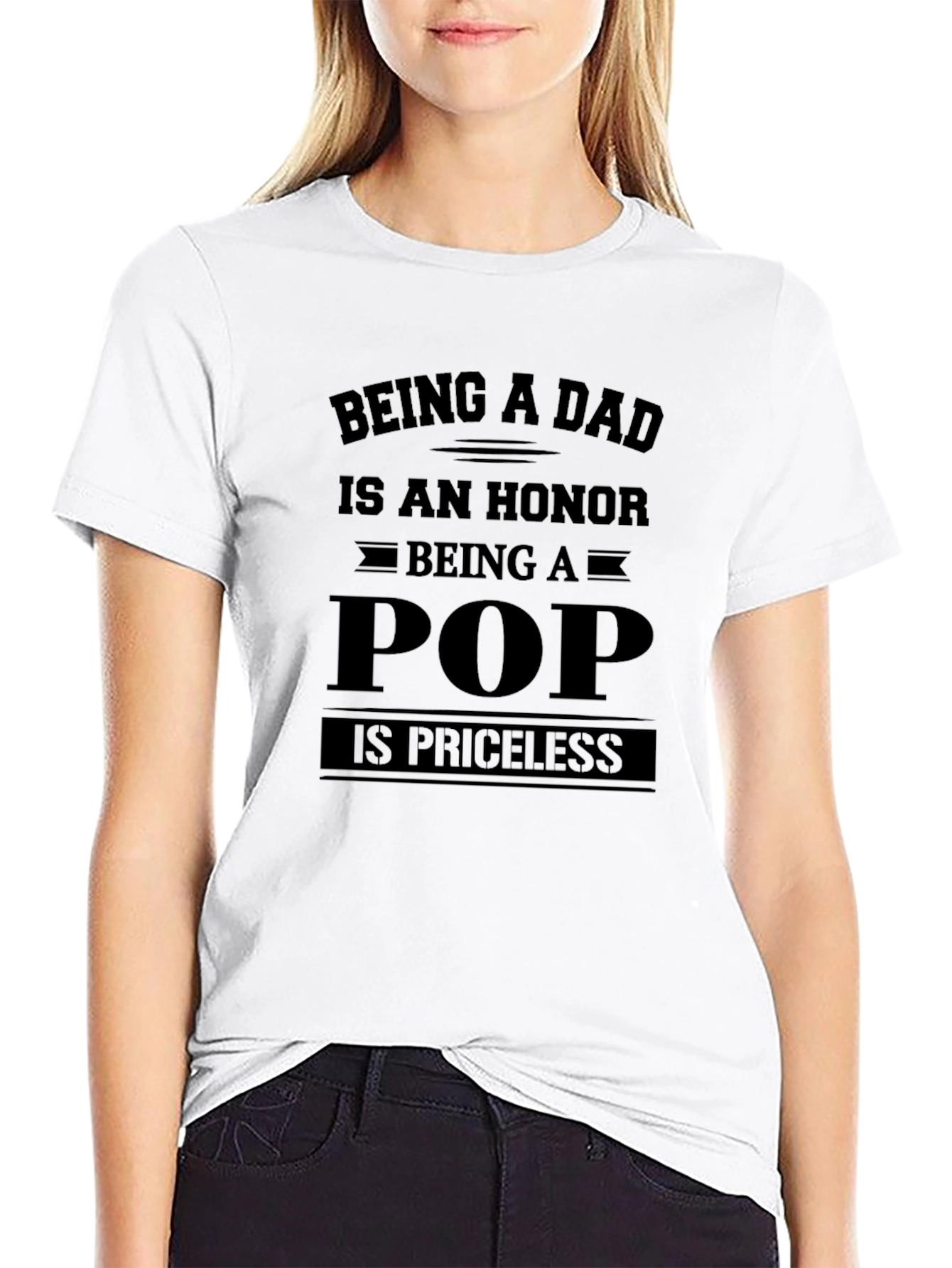 Dad Honor Pop Priceless T-Shirt