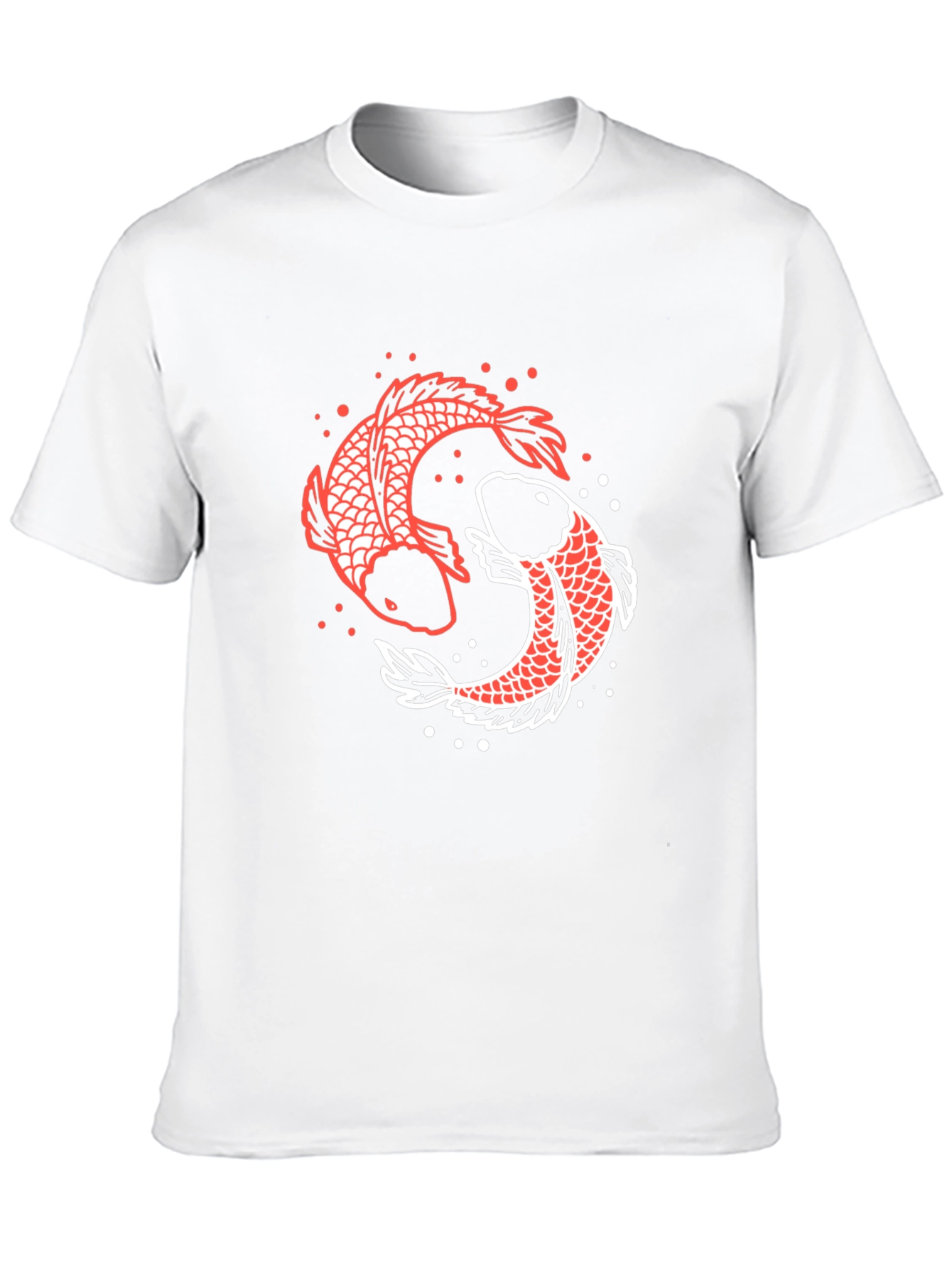 Koi Fish Yin Yang Graphic Tee