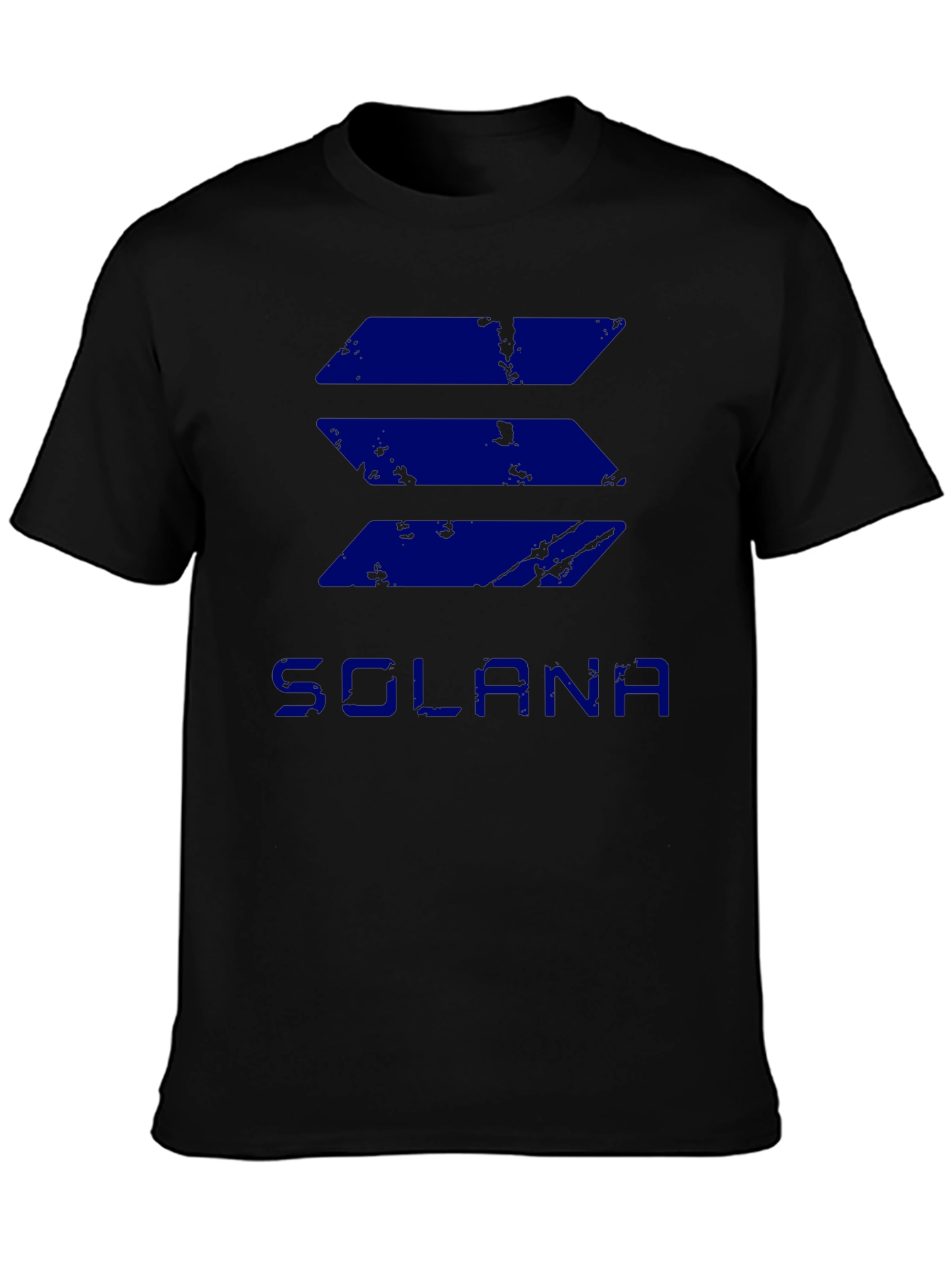 Solana Crypto T-Shirt - Black Graphic Tee