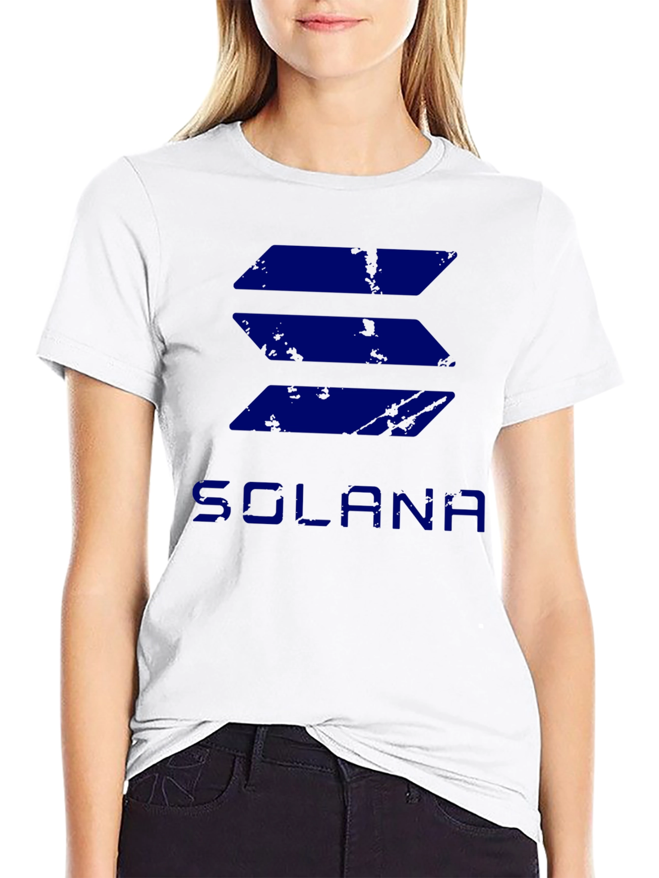 Solana Crypto T-Shirt - Black Graphic Tee