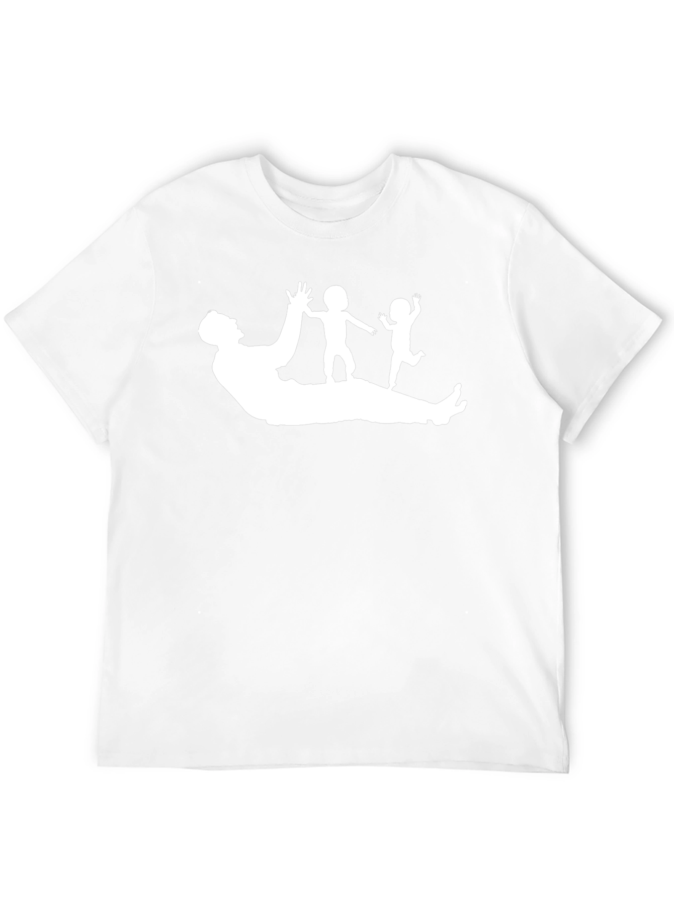 Dad & Kids Graphic T-Shirt - Playtime Fun!
