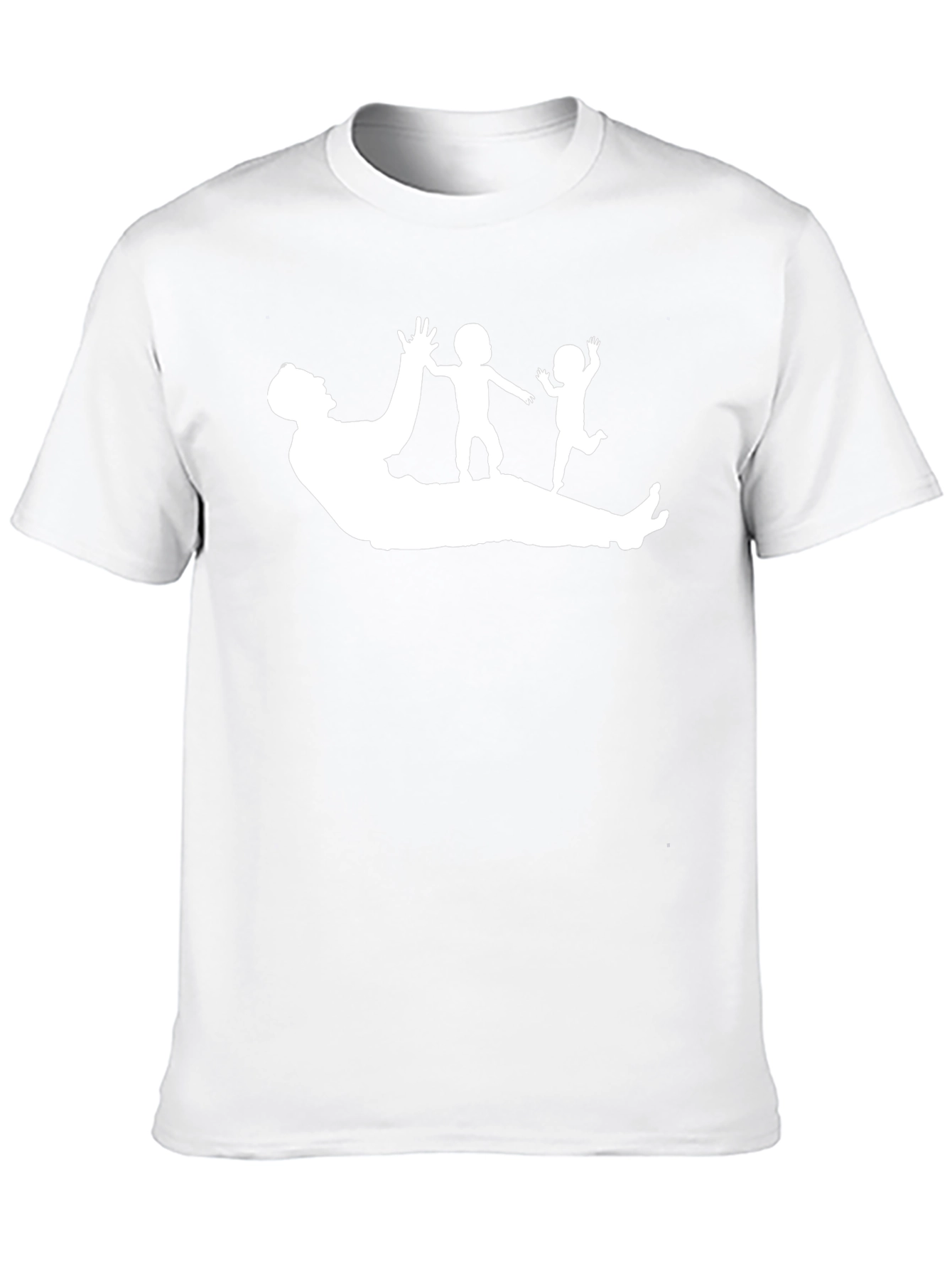 Dad & Kids Graphic T-Shirt - Playtime Fun!