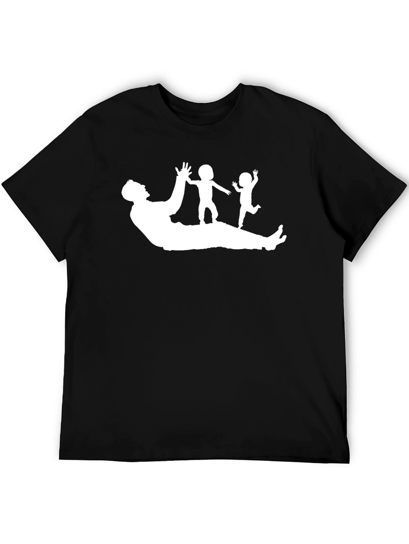 Dad & Kids Graphic T-Shirt - Playtime Fun!