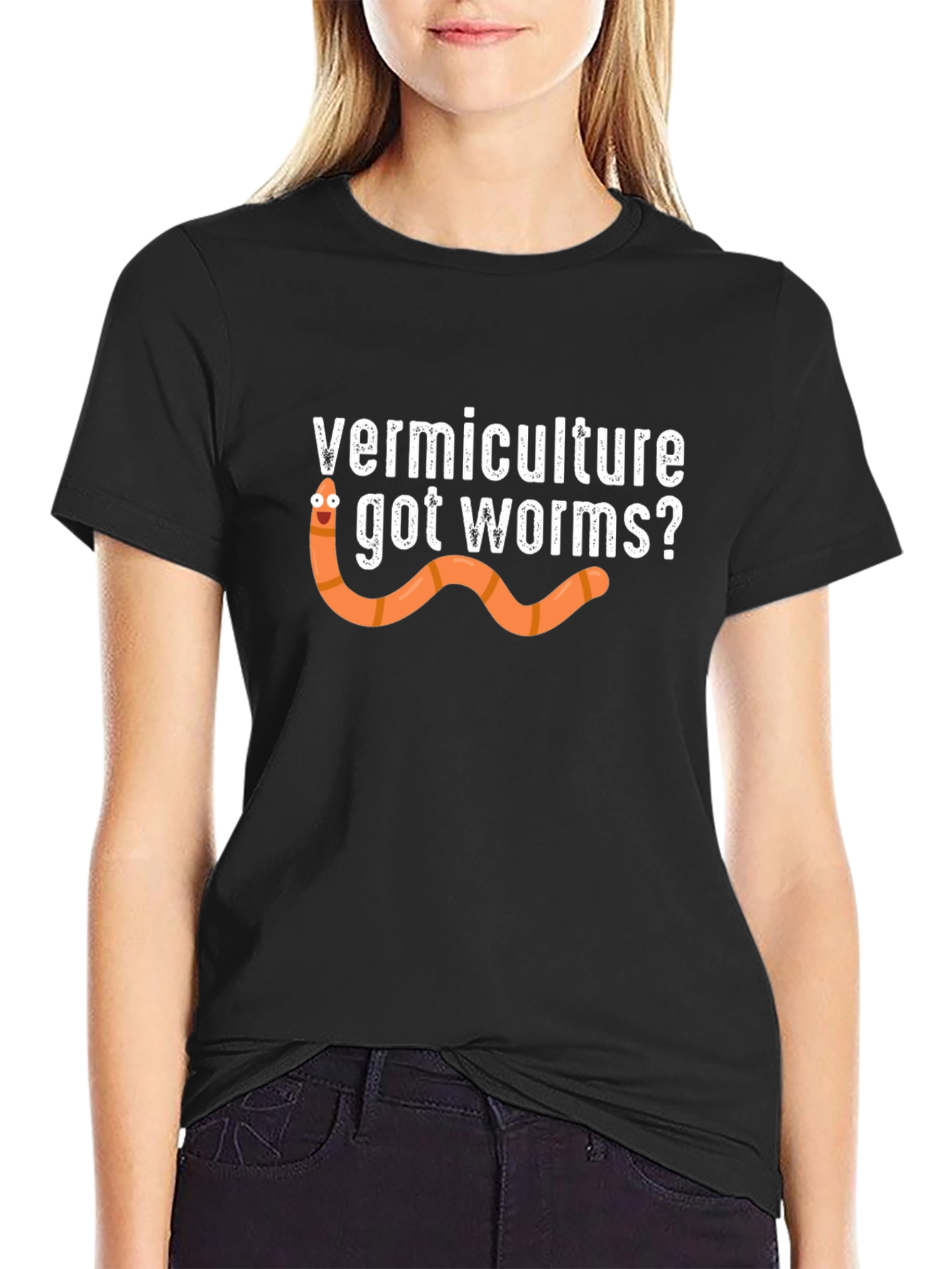 Vermiculture Got Worms? Novelty Graphic Tee