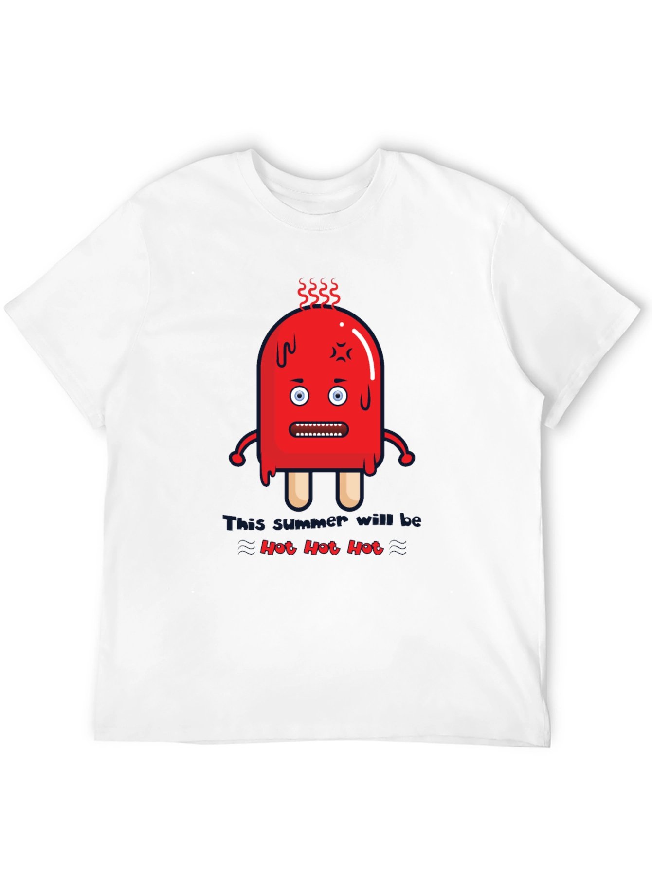 Funny Hot Hot Hot Summer Graphic T-Shirt